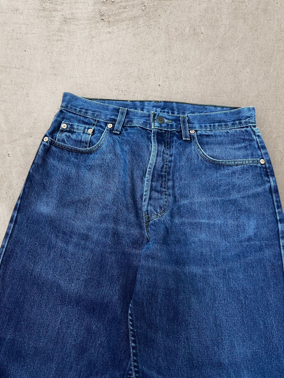 Levi's Vintage Levis 618 orange tab 32x32 navy blue jeans pants Size US 32 / EU 48 - 6 Thumbnail
