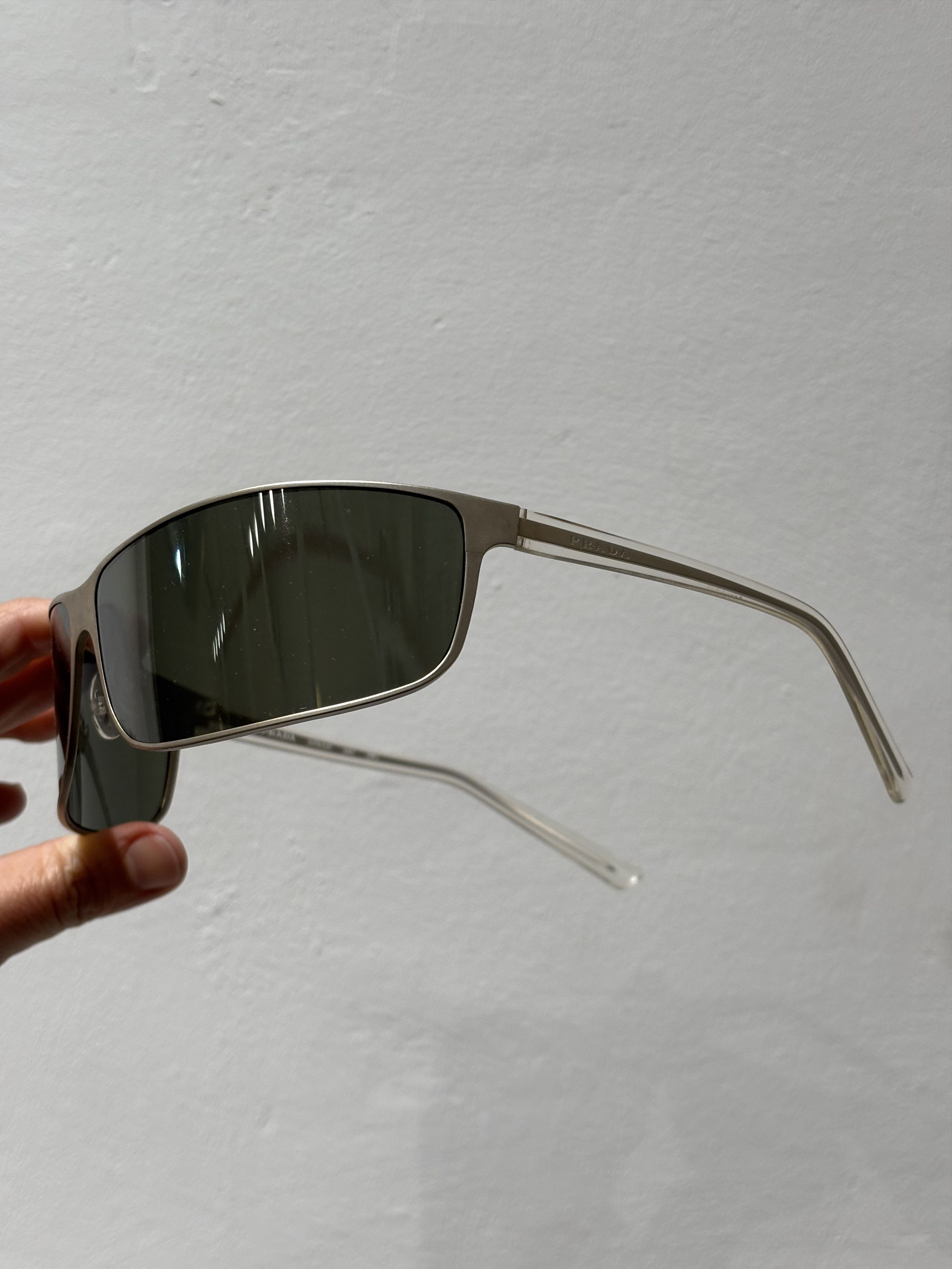 Prada PRADA Sunglasses Titanium Star Rimless Sport Flame Vintage Size ONE SIZE - 1 Thumbnail