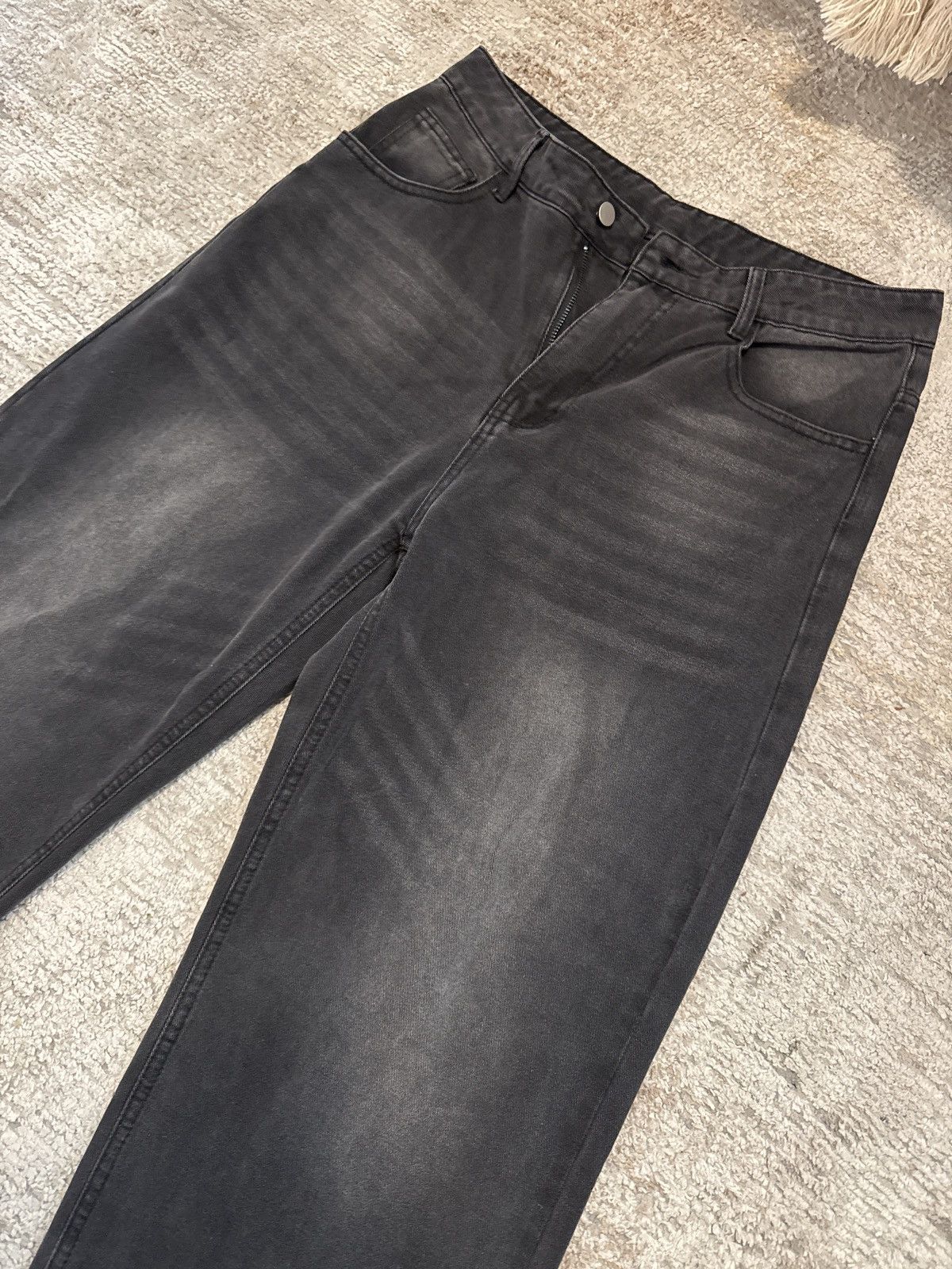 Other Baggy Washed Jeans Size US 32 / EU 48 - 3 Thumbnail