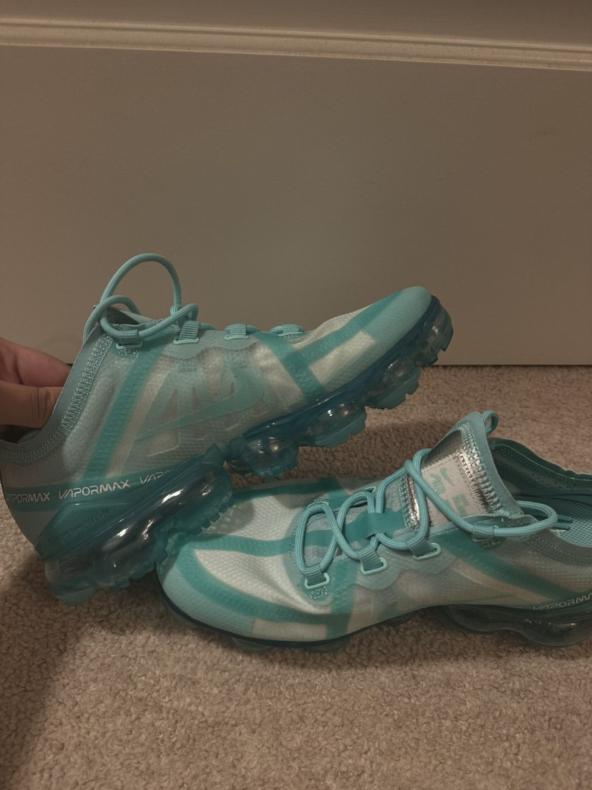 Nike Women's Air Vapor Max 2019 Teal Tint Size US 8.5 / IT 38.5 - 6 Thumbnail