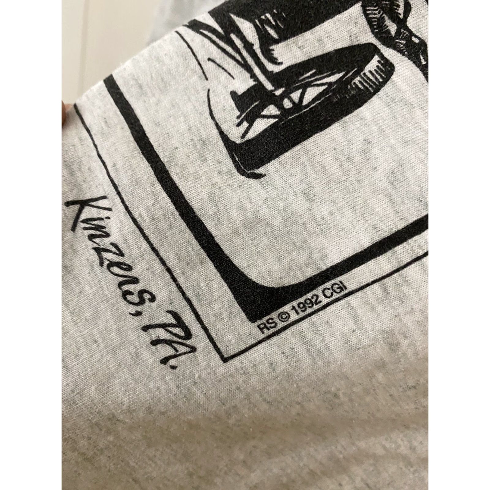 Vintage VINTAGE Mens 2XL Shirt Gray 1992 Crew Neck Short Sleeve Modern Engineering T-Shirt Mens Size US XXL / EU 58 / 5 - 7 Thumbnail