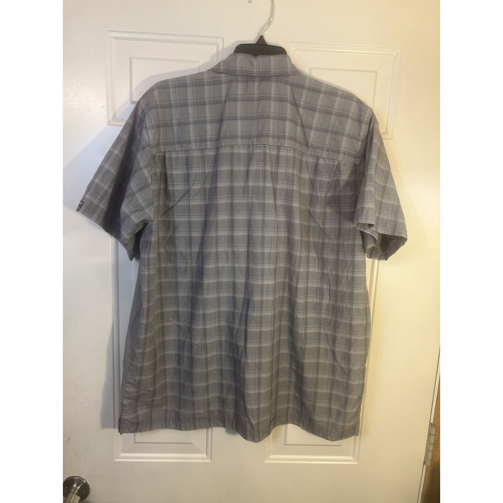 Bugle Boy VINTAGE Bugle Boy Mens Button Up Shirt Gray Plaid Large 2XL Size US L / EU 52-54 / 3 - 7 Thumbnail