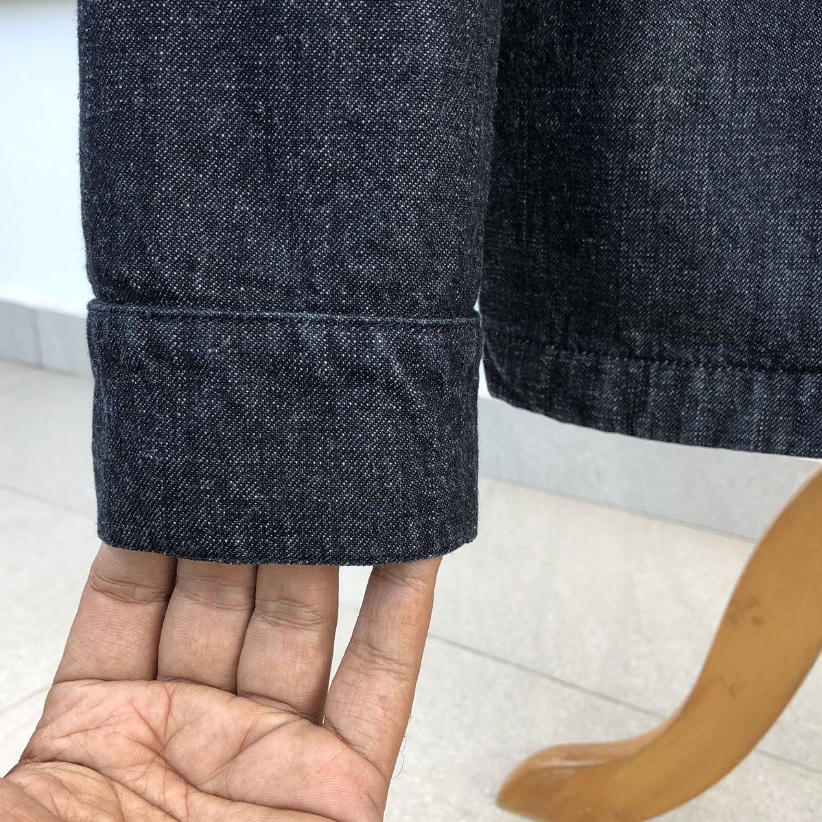 A.P.C. Vintage A.P.C Embroidery Logo Denim Zipper Jacket Size US M / EU 48-50 / 2 - 11 Thumbnail