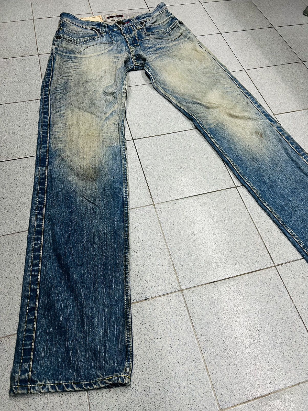 14th Addiction × Beauty Beast × Japan Blue Vintage Blue Way Rusty Flare Denim Size US 30 / EU 46 - 8 Thumbnail