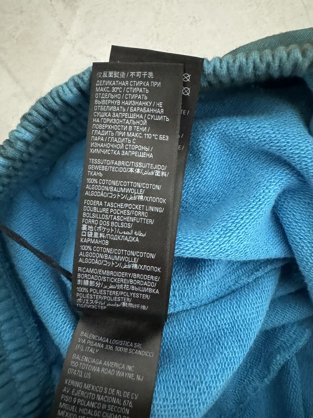 Balenciaga Balenciaga SS23 Blue Skater Graffiti Sweatpants Sz.L Size US 36 / EU 52 - 11 Thumbnail