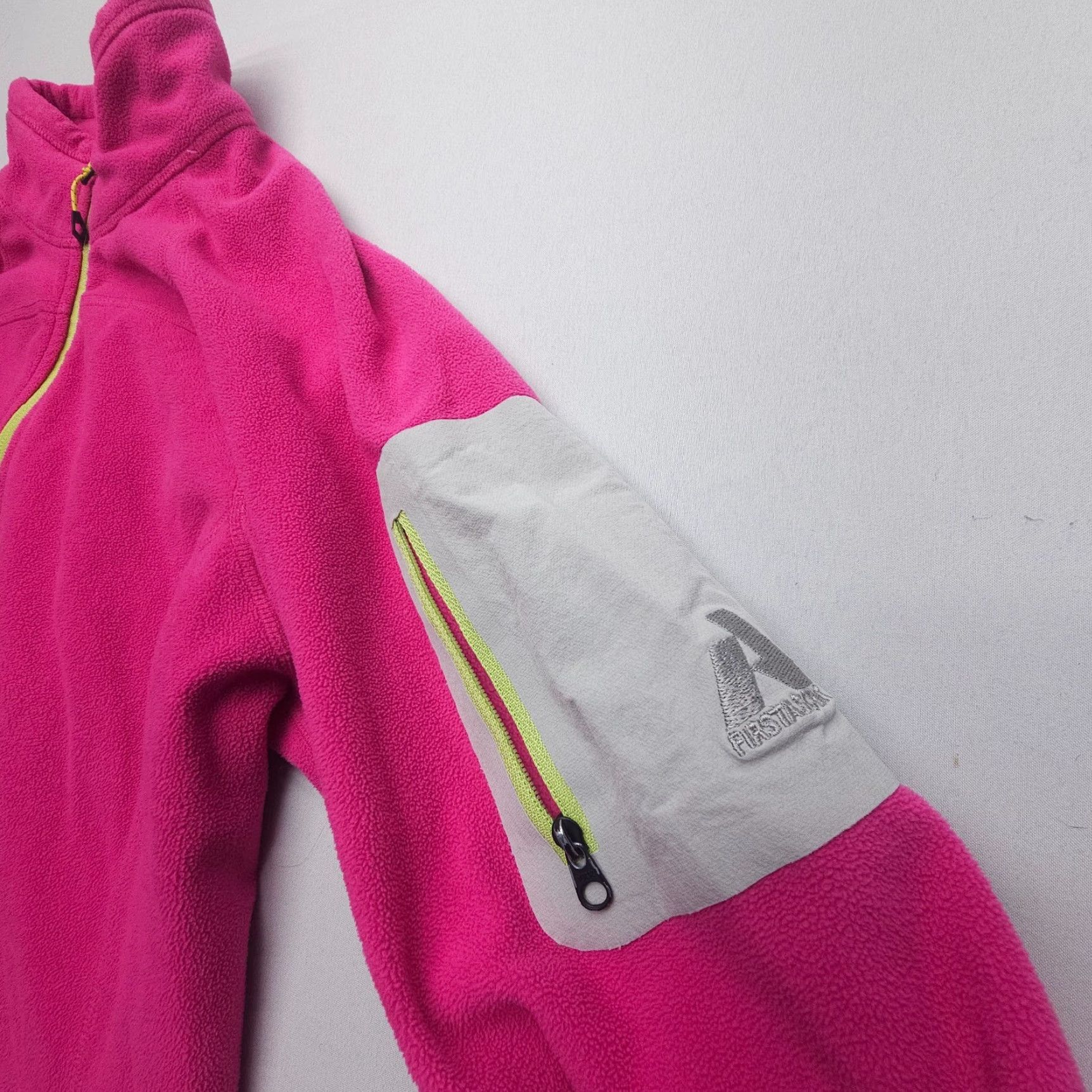 Eddie Bauer VINTAGE Eddie Bauer First Ascent Half Zip Fleece Pullover Light Jacket Size Large Pink Size L / US 10 / IT 46 - 5 Thumbnail