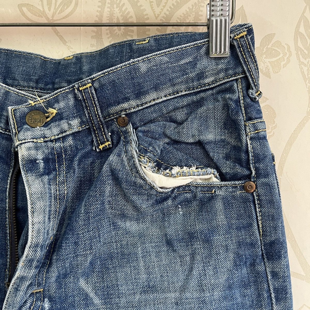 Lee Lee Flare 70s Talon Zippers Denim Japan Size US 30 / EU 46 - 6 Thumbnail