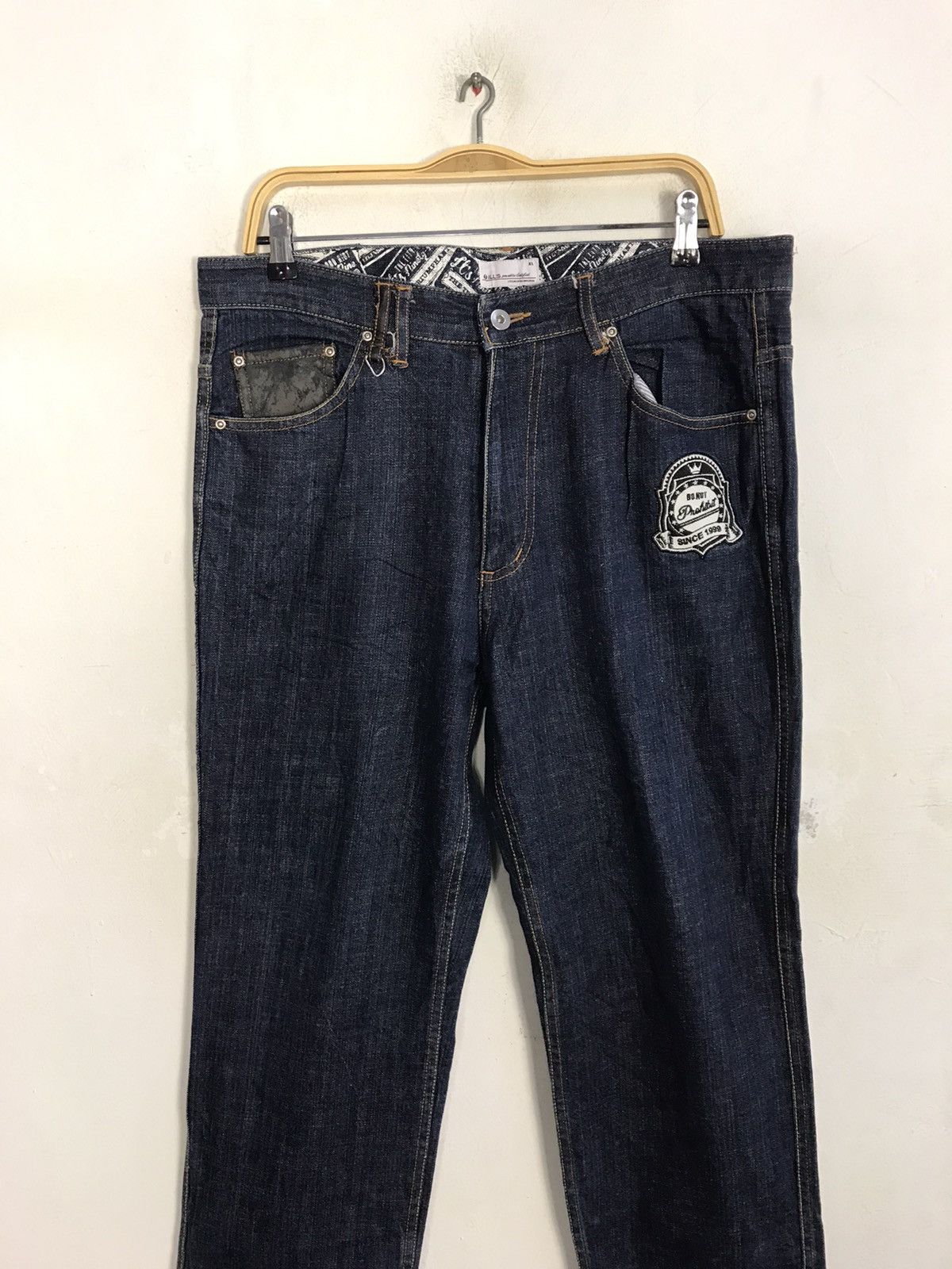 Japanese Brand ILL’s Just Infamous Indigo Denim Straight Cut Fits Size 36 Size US 36 / EU 52 - 3 Thumbnail