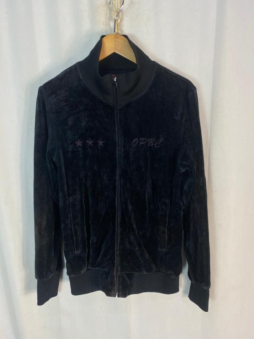 Japanese Brand × Vintage Houston ocean pacific bowling club velvet zipper sweater Size US M / EU 48-50 / 2 - 2 Thumbnail