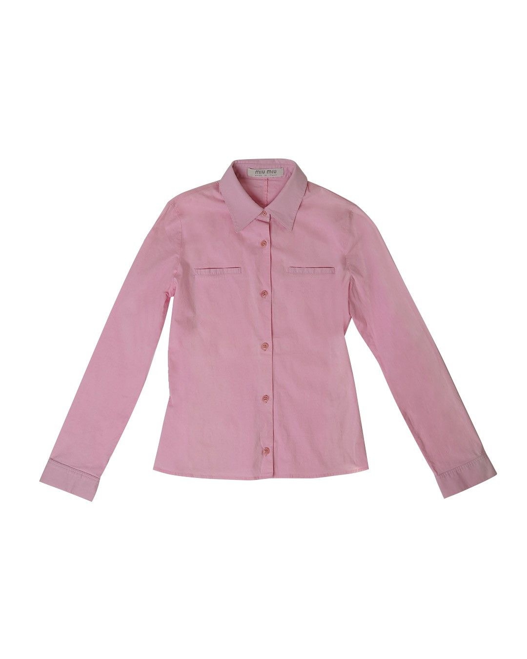 Miu Miu Miu Miu S/S2000 Runway Pink Shirt Size M / US 6-8 / IT 42-44 - 1 Thumbnail