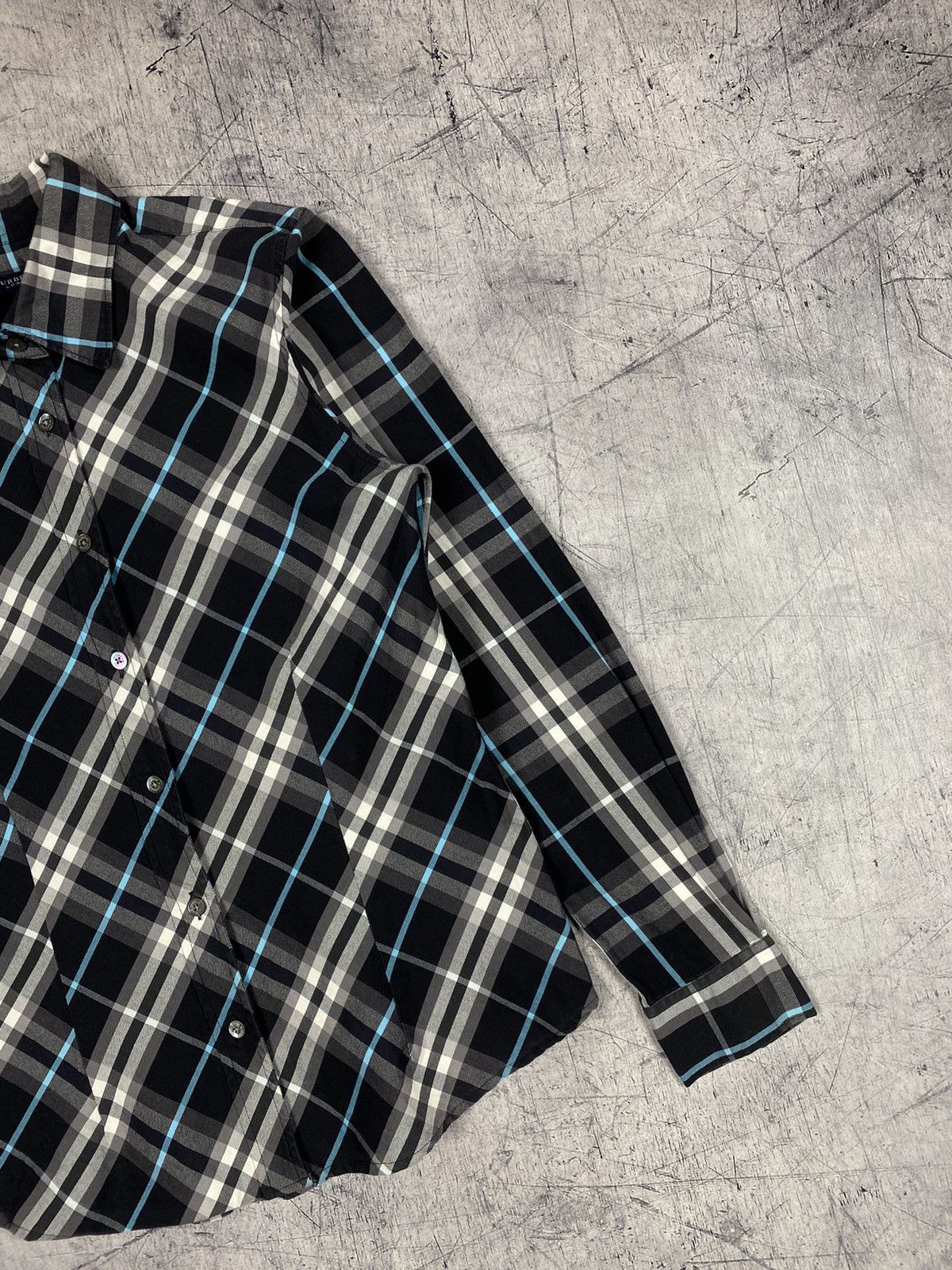 Burberry Vintage Burberry Plaid Nova Check Luxury Button Up Shirt og Size M / US 6-8 / IT 42-44 - 4 Thumbnail