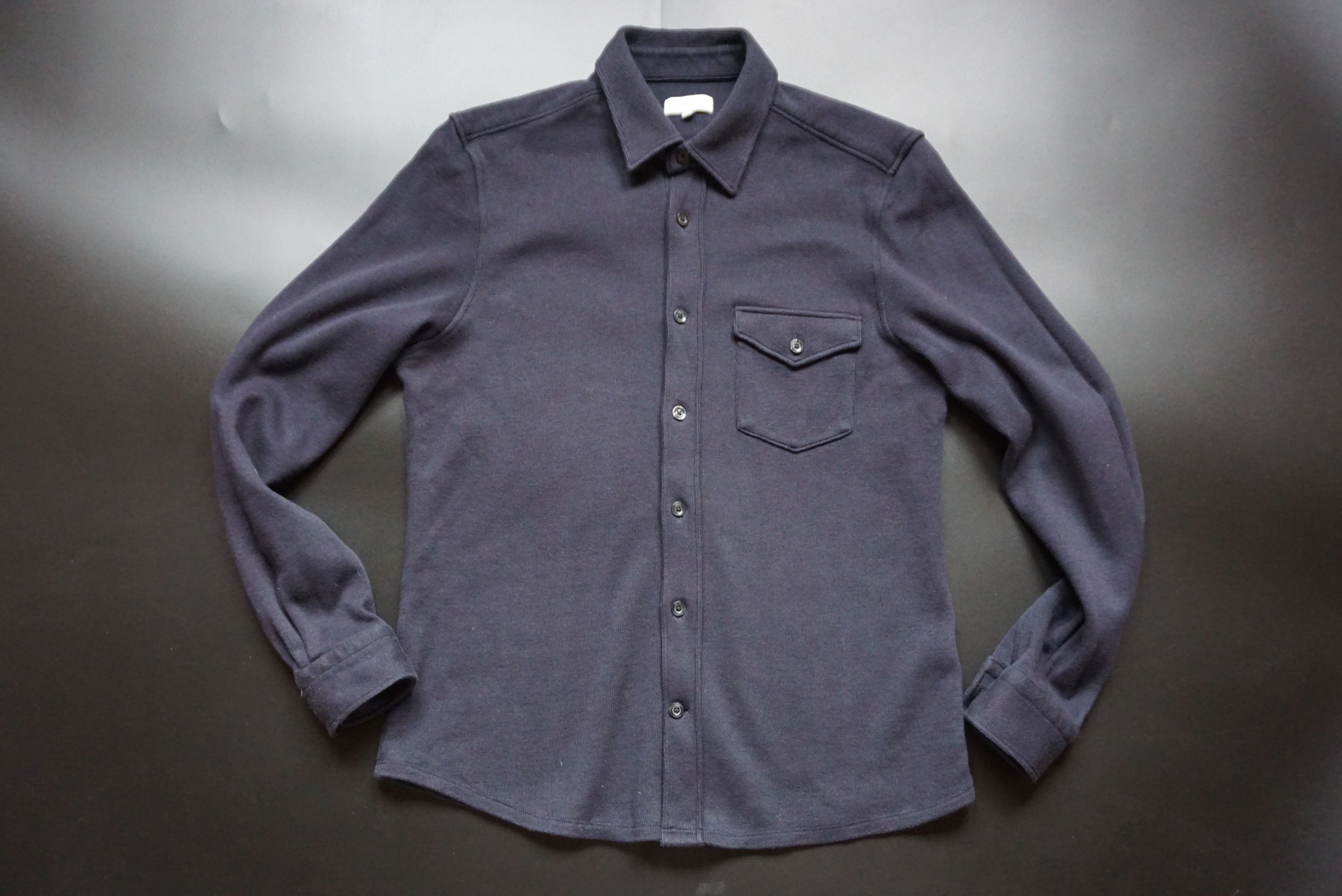 Other UK Reiss Scott shirt wool blend stretch slim fit casual top Size US M / EU 48-50 / 2 - 5 Thumbnail