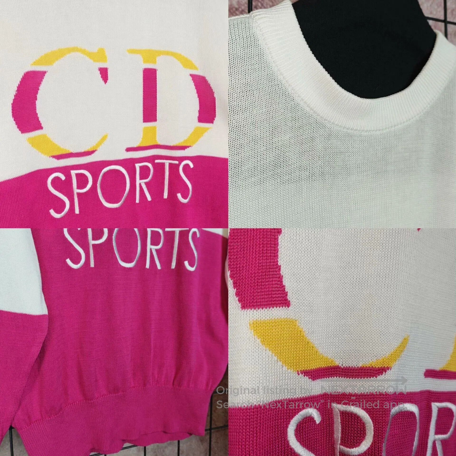 Dior Dior Embroidered Logo Knit Sweater. Size US S / EU 44-46 / 1 - 5 Thumbnail