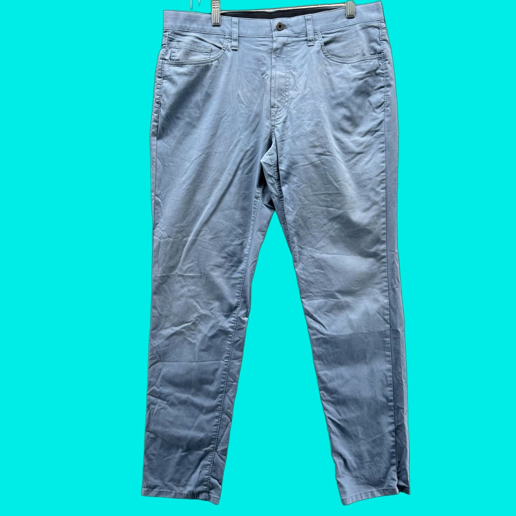 Bonobos Bonobos Pants Mens 33x32 Blue Athletic Fit 3XDRY Tech Chino Stretch Casual Size US 33 - 1 Thumbnail