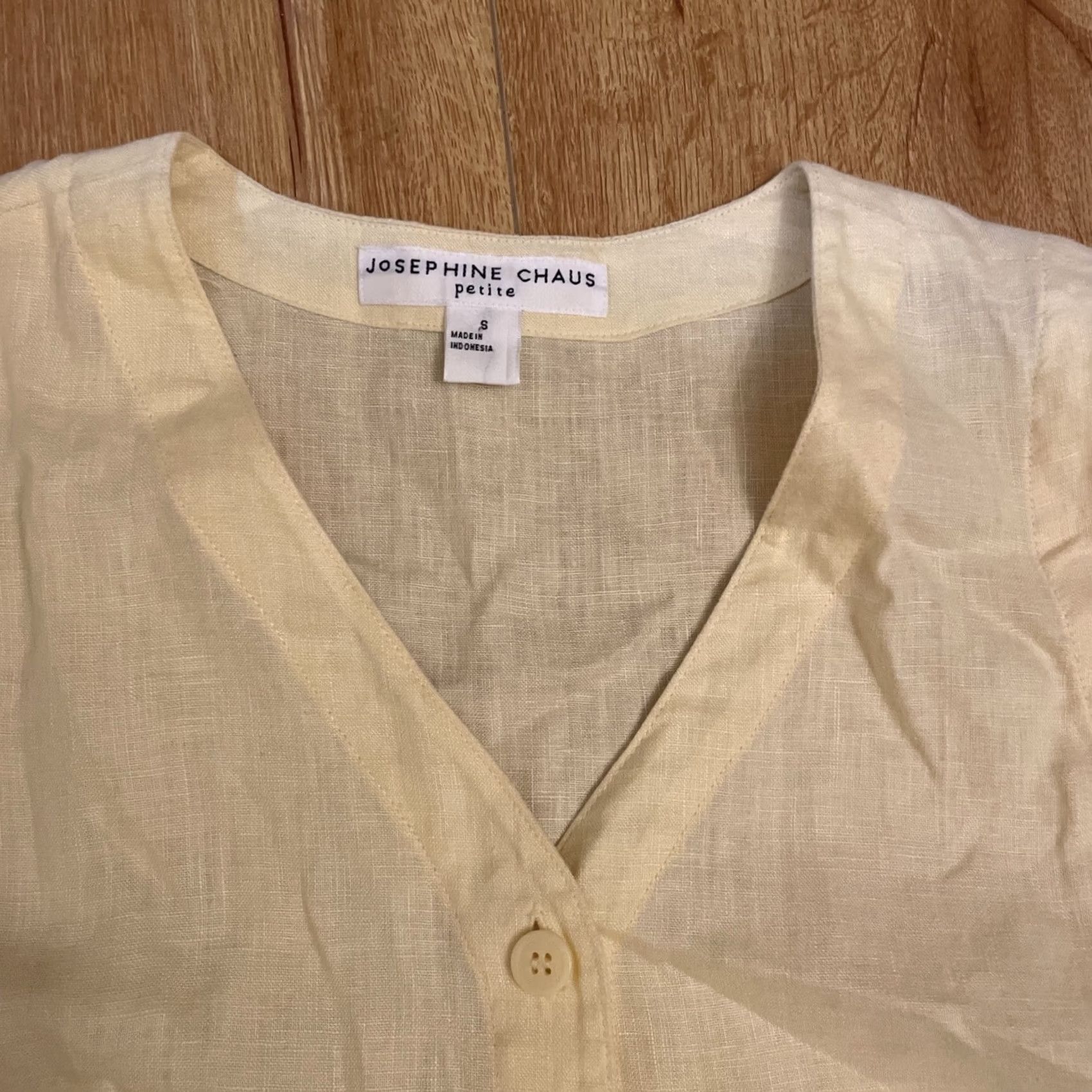 Vintage VINTAGE Josephine Chaus Vest Shirt? Size S / US 4 / IT 40 - 2 Thumbnail