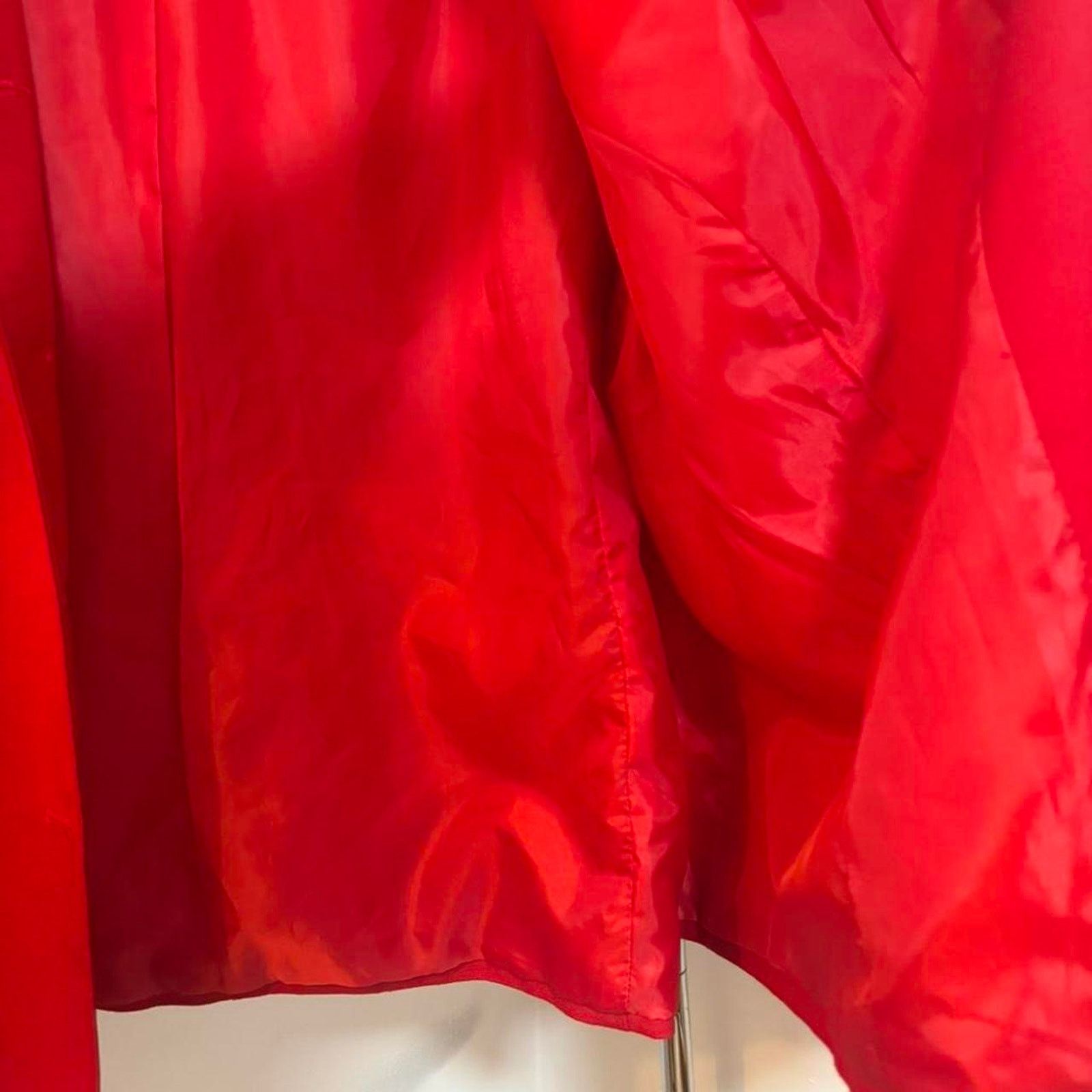 Other Vintage Dressbarn Red Short Sleeve Blazer Jacket Women’s Size L / US 10 / IT 46 - 7 Thumbnail