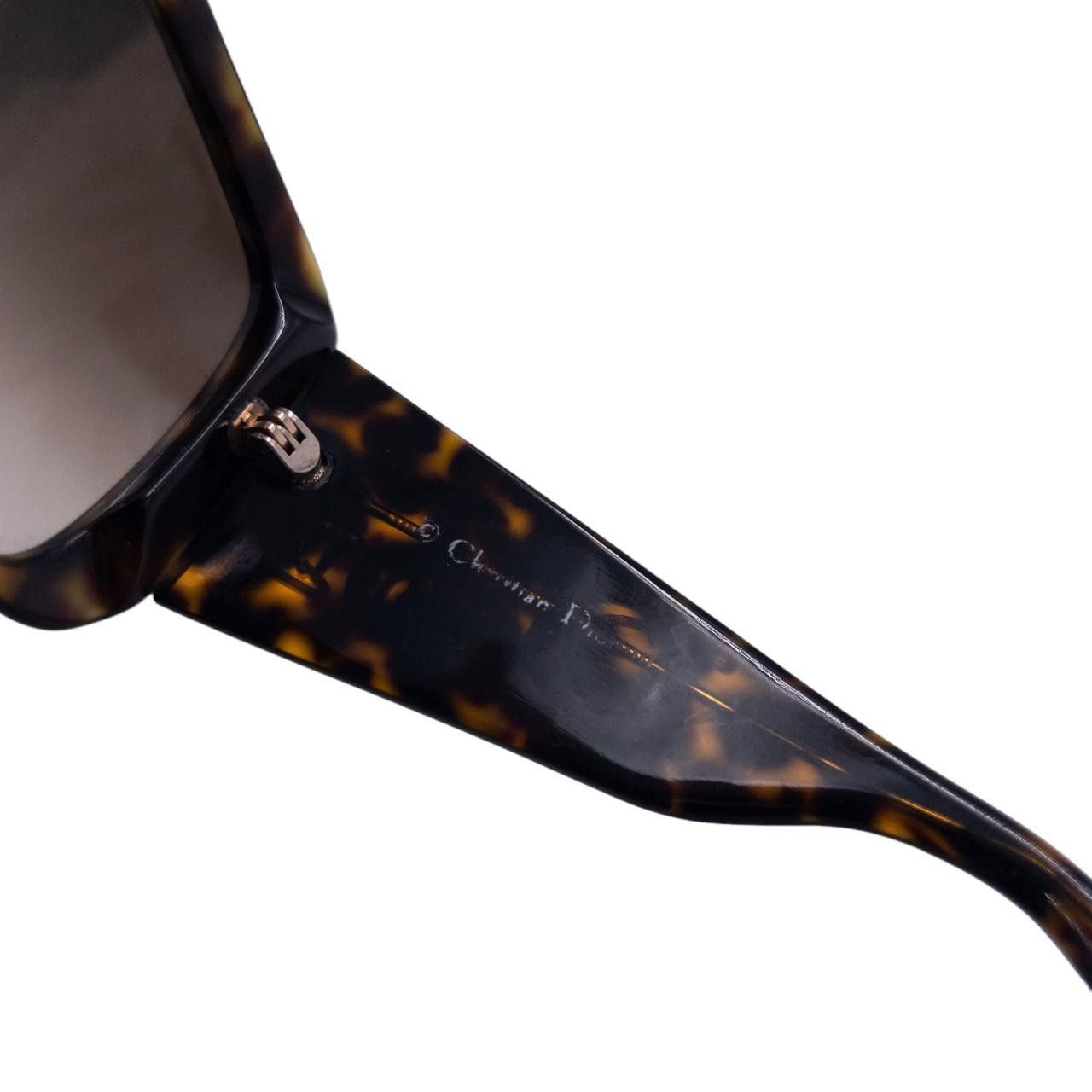 Dior Vintage Dior Tortoise Shell Sunglasses Size ONE SIZE - 3 Thumbnail