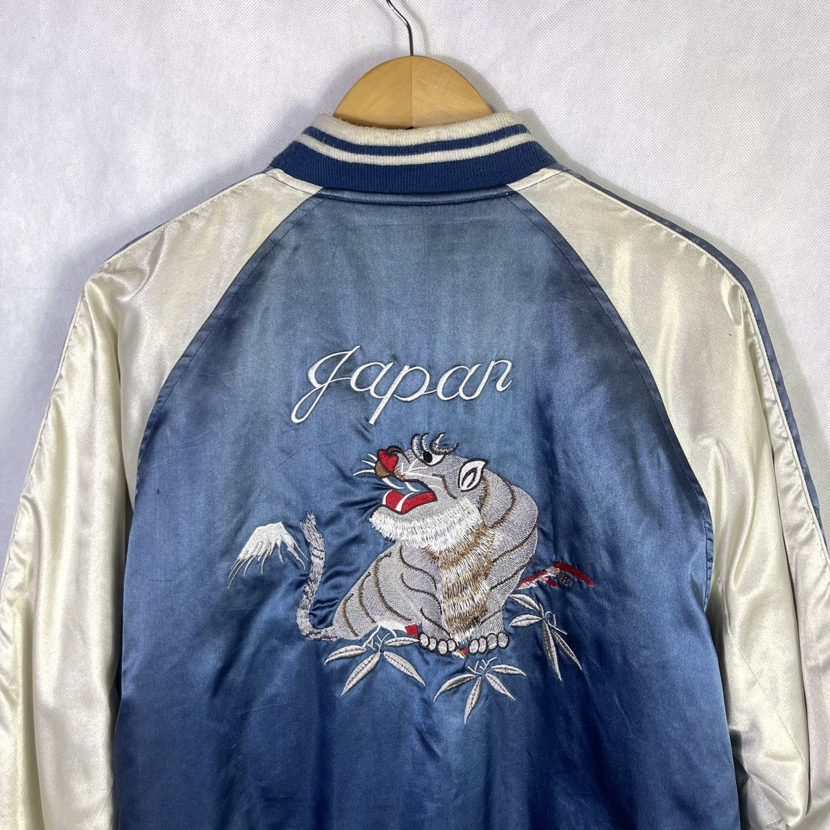 Japanese Brand × Vintage Japan Sukajan Souvenir Tiger 50s Design Zipper Jacket Size US M / EU 48-50 / 2 - 9 Thumbnail