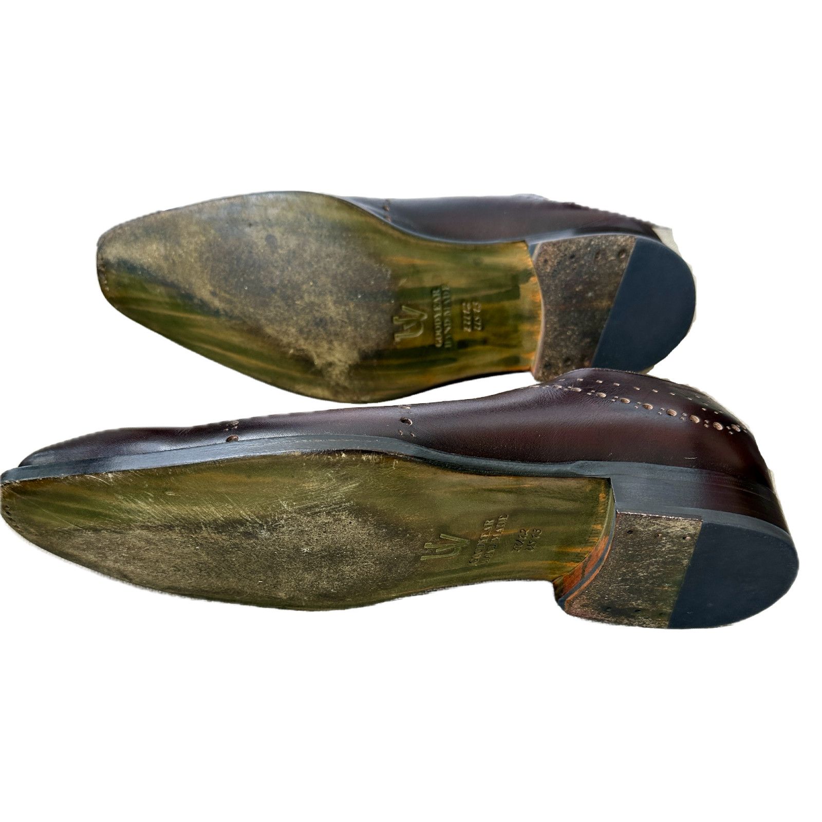 Ugo Cacciatori Ugo Vasare Italian Oxblood Oxford Brogues Size 13 w/ Box Size US 13 / EU 46 - 10 Thumbnail