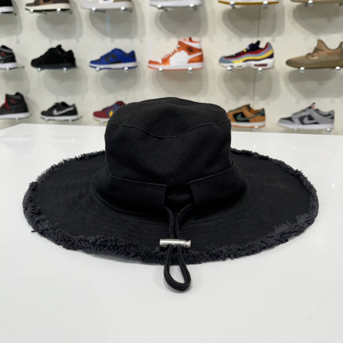 Jacquemus Jacquemus Denim Bucket Hat Black Size ONE SIZE - 3 Thumbnail