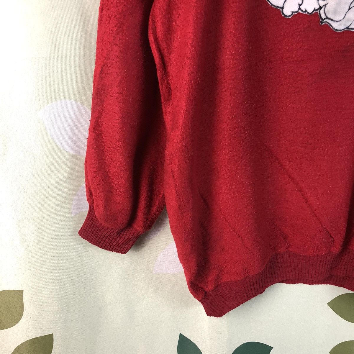 Japanese Brand Happy Day cat Red Sweathshirt #7442 Size L / US 10 / IT 46 - 7 Thumbnail