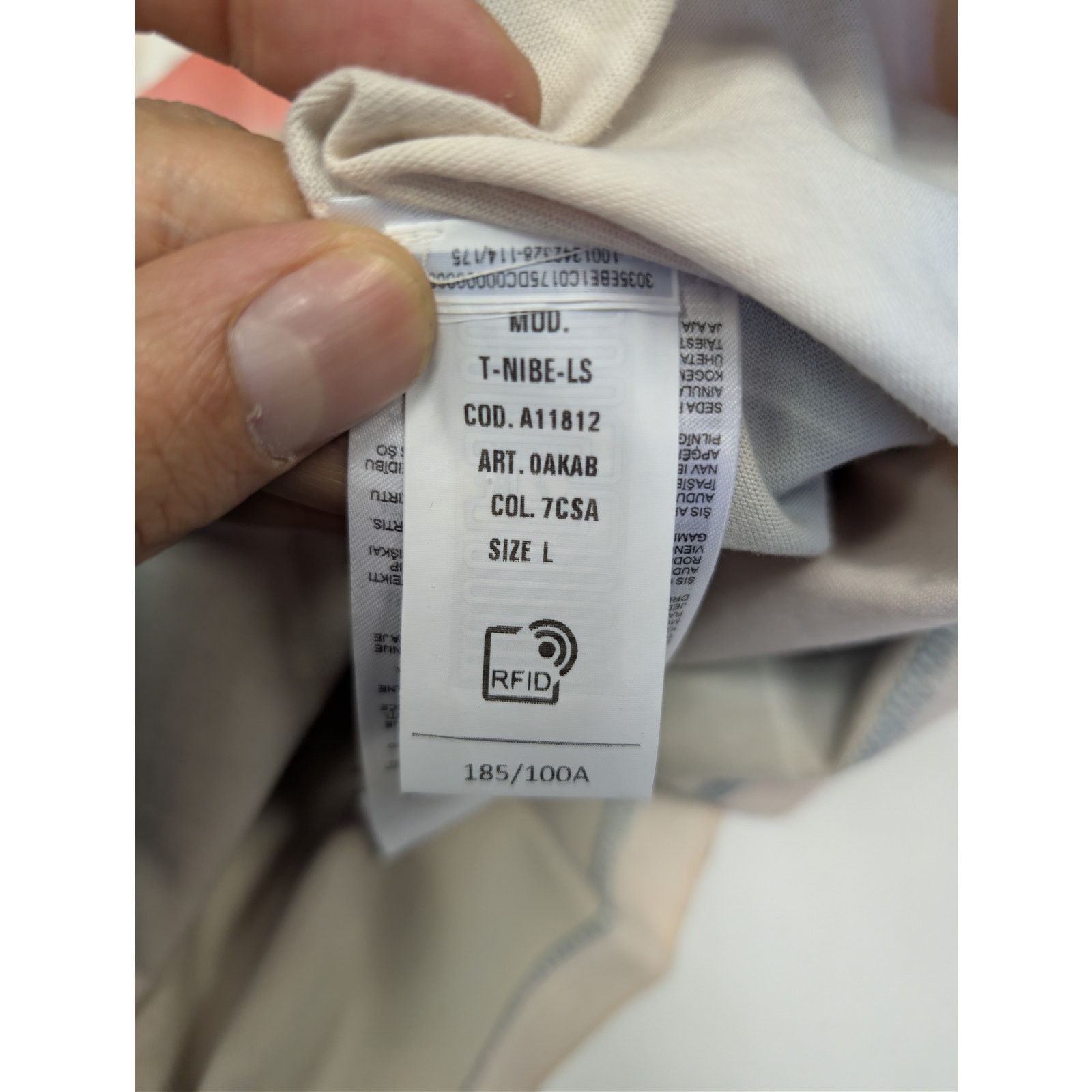 Diesel o1rshd1 T-NIBE-LS Mens Multicolor T-shirt in Multicolor Size US L / EU 52-54 / 3 - 22 Thumbnail