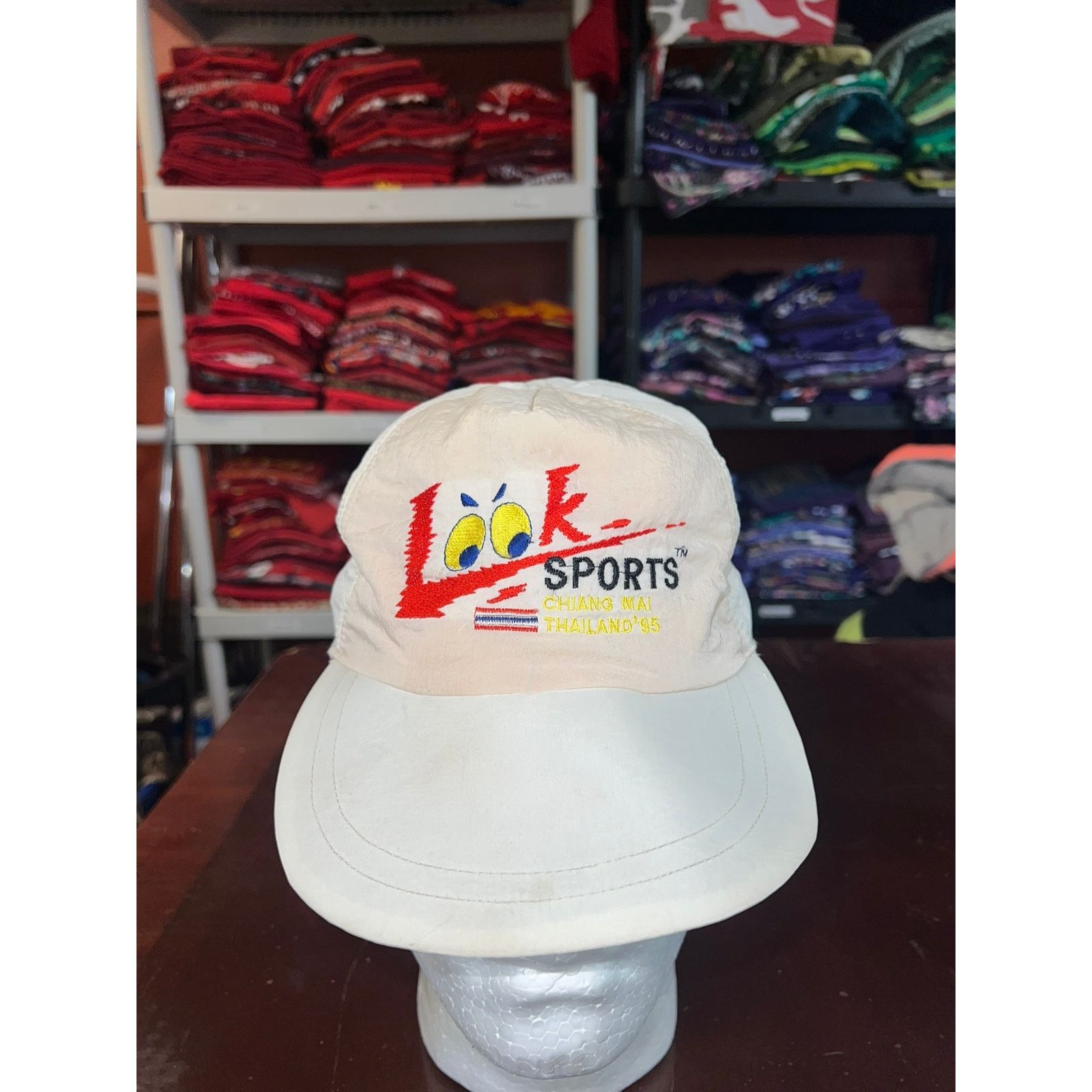 Vintage Vintage Look Sports Hat Chiang Mai Thailand 95 Cap VTG 90s Size ONE SIZE - 1 Thumbnail