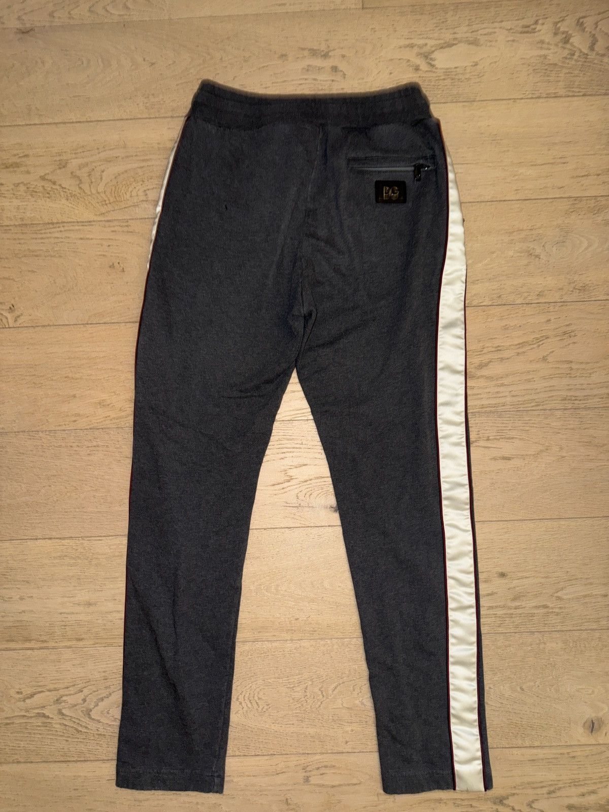 Dolce & Gabbana Dolce & Gabbana Grey Side Joggers Size US 33 - 2 Thumbnail