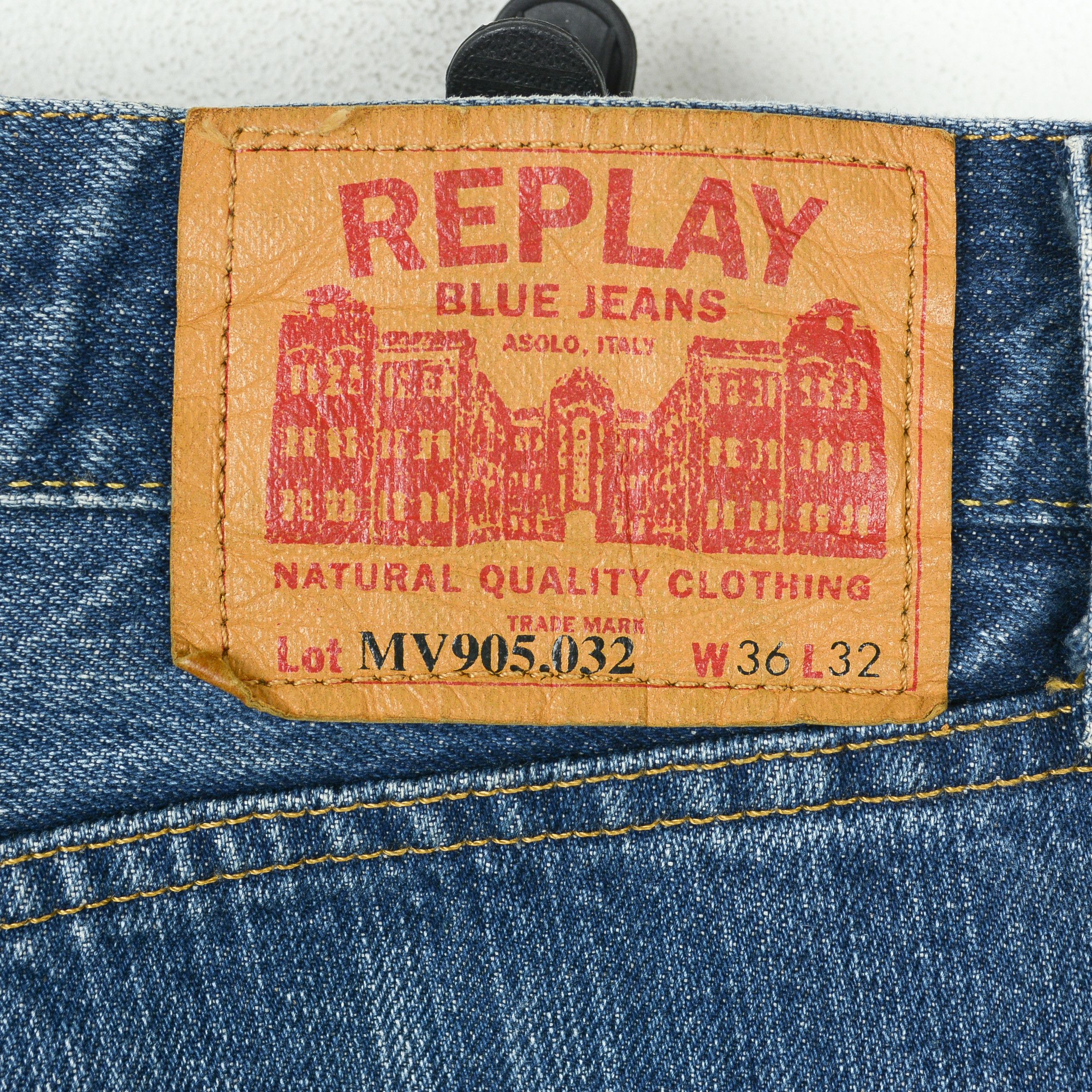 Replay Relaxed Baggy Pants Mens W36 L32 Jeans Denim Trousers blue Size US 36 / EU 52 - 5 Thumbnail
