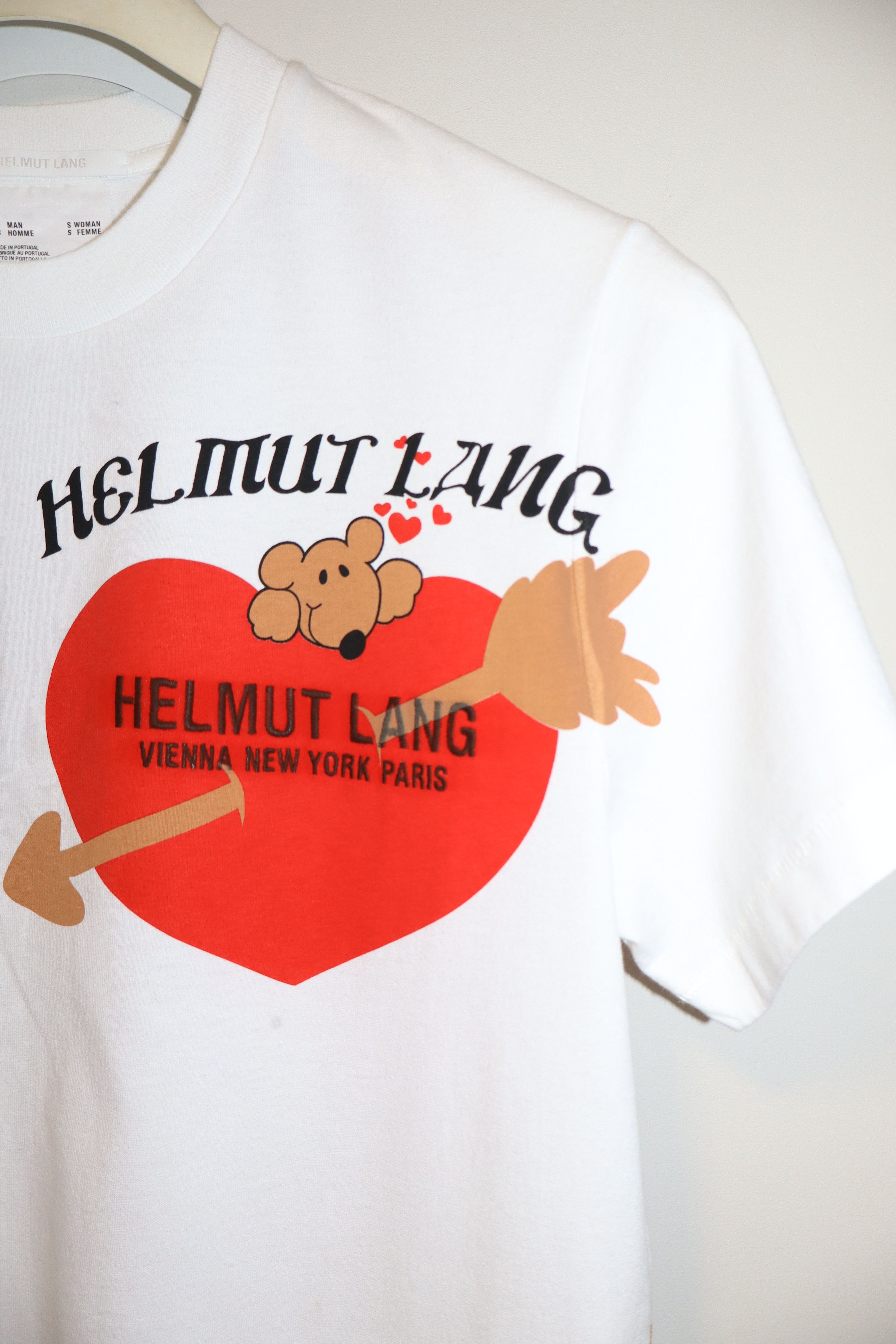Helmut Lang Oversized teddy bear valentine t-shirt Size US XS / EU 42 / 0 - 2 Thumbnail