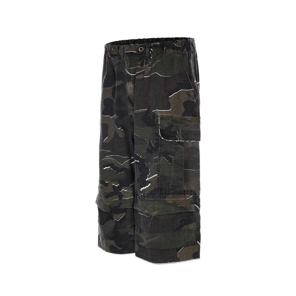 Vintage Streetwear Washed Retro Camouflage Baggy Jorts Shorts Size US 32 / EU 48 - 6 Thumbnail