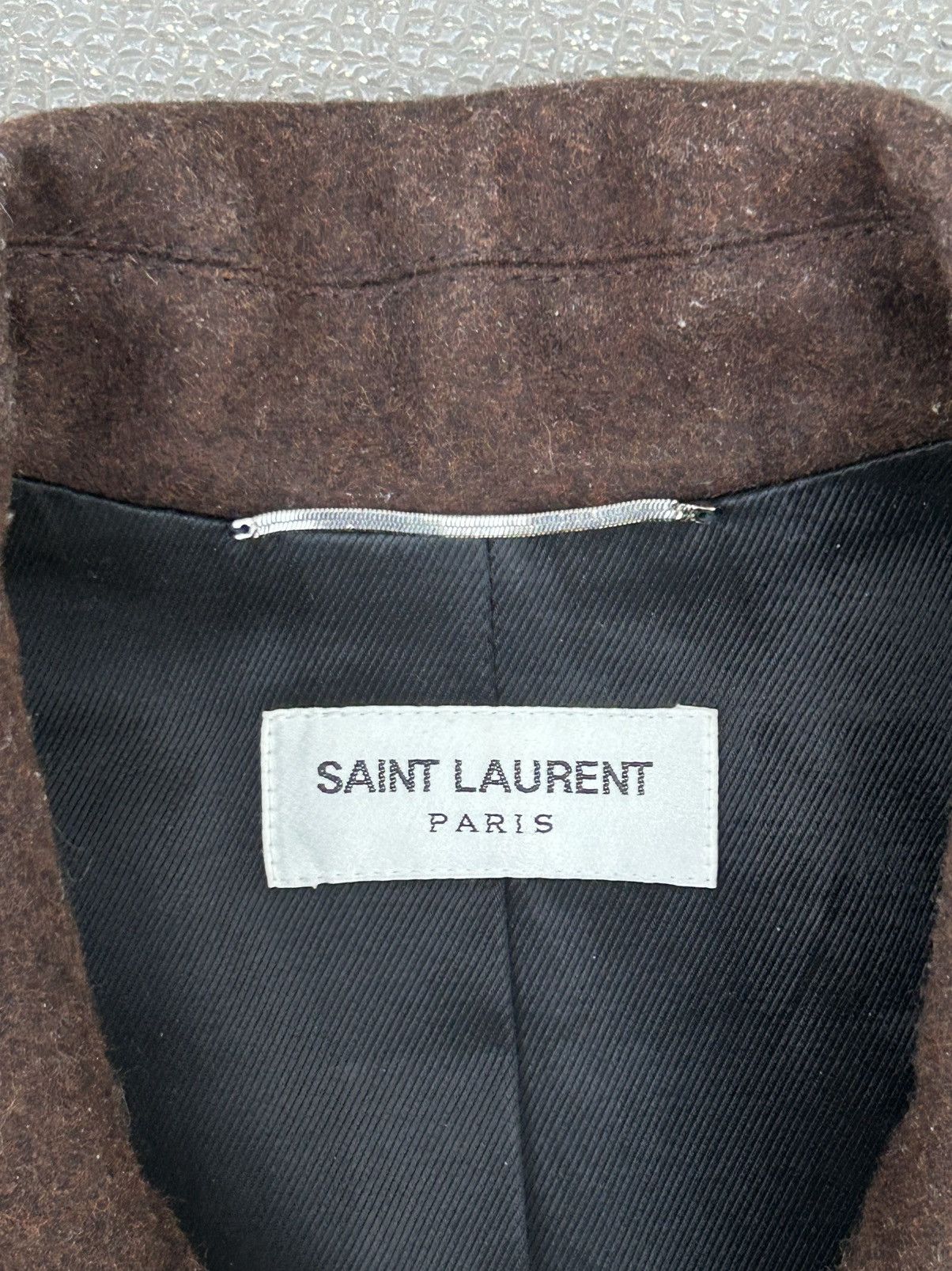 Saint Laurent Paris Saint Laurant Paris brown teddy varsity jacket Size US S / EU 44-46 / 1 - 5 Thumbnail