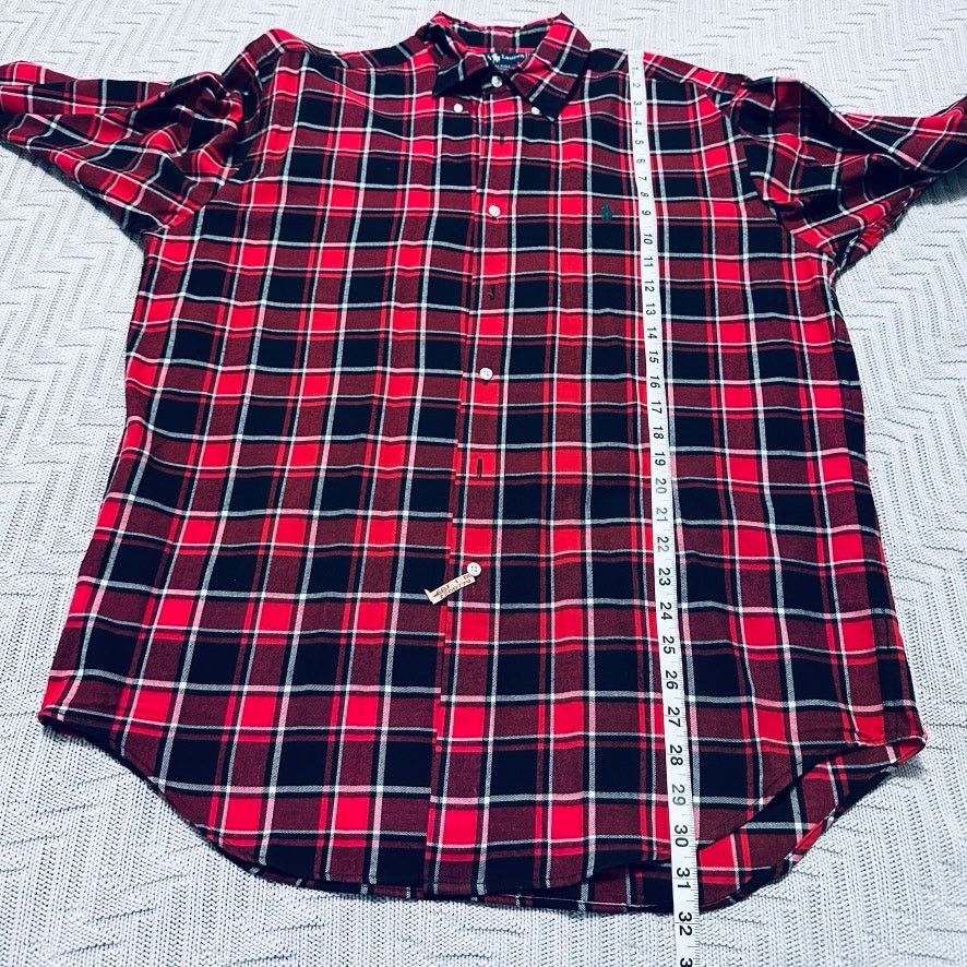 Ralph Lauren Ralph Lauren red buffalo plaid flannel Blaire button down Size US M / EU 48-50 / 2 - 7 Thumbnail