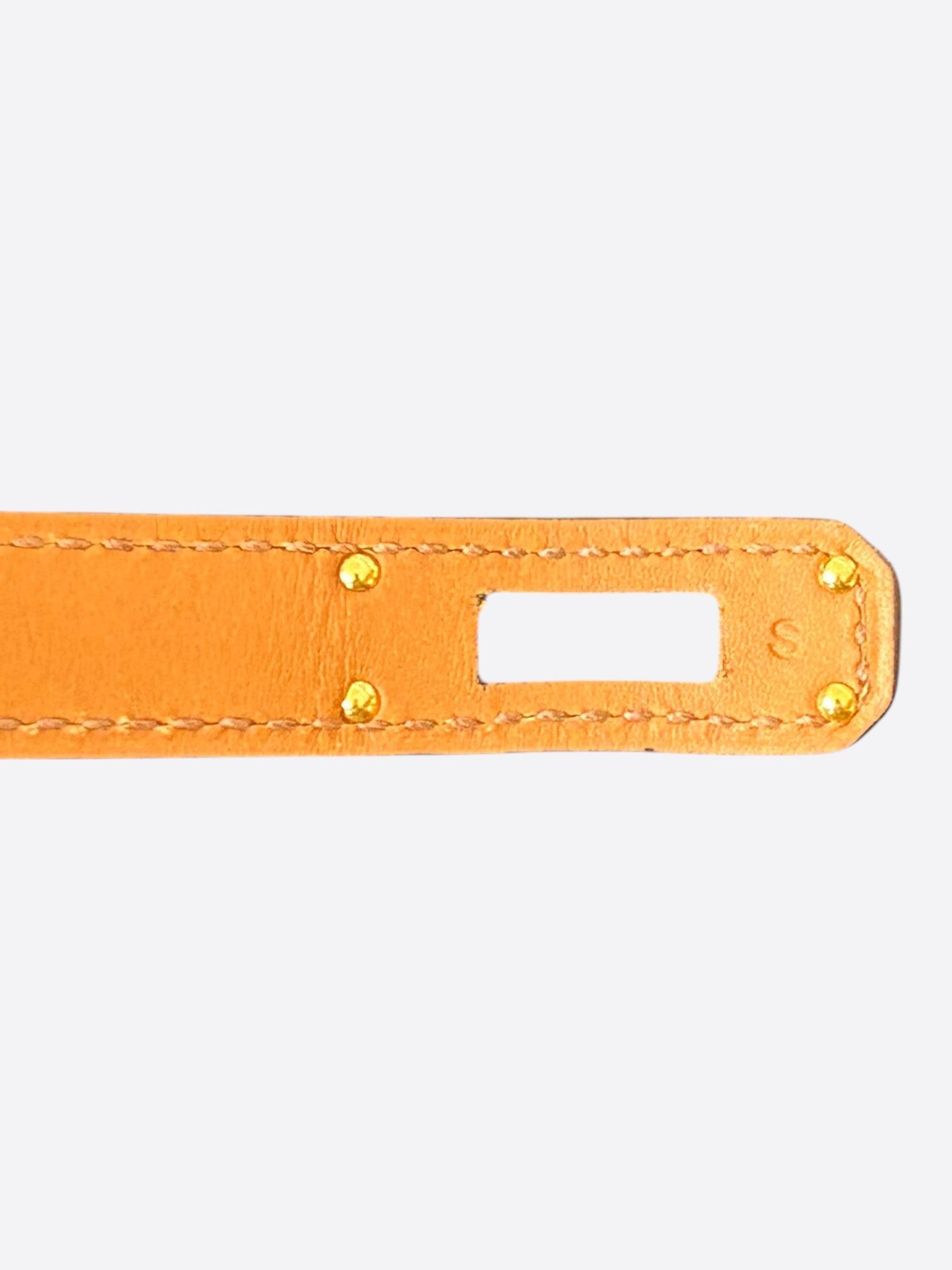 Hermes Purple Swift & Gold Hardware Kelly Double Tour Bracelet Size ONE SIZE - 4 Thumbnail