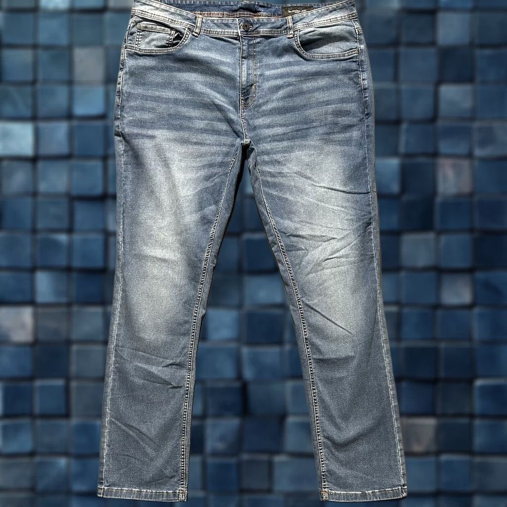 Denime The Perfect Jean NYC Jeans Men 42x34 Blue Skinny Stretch Denim Size US 42 / EU 58 - 1 Thumbnail