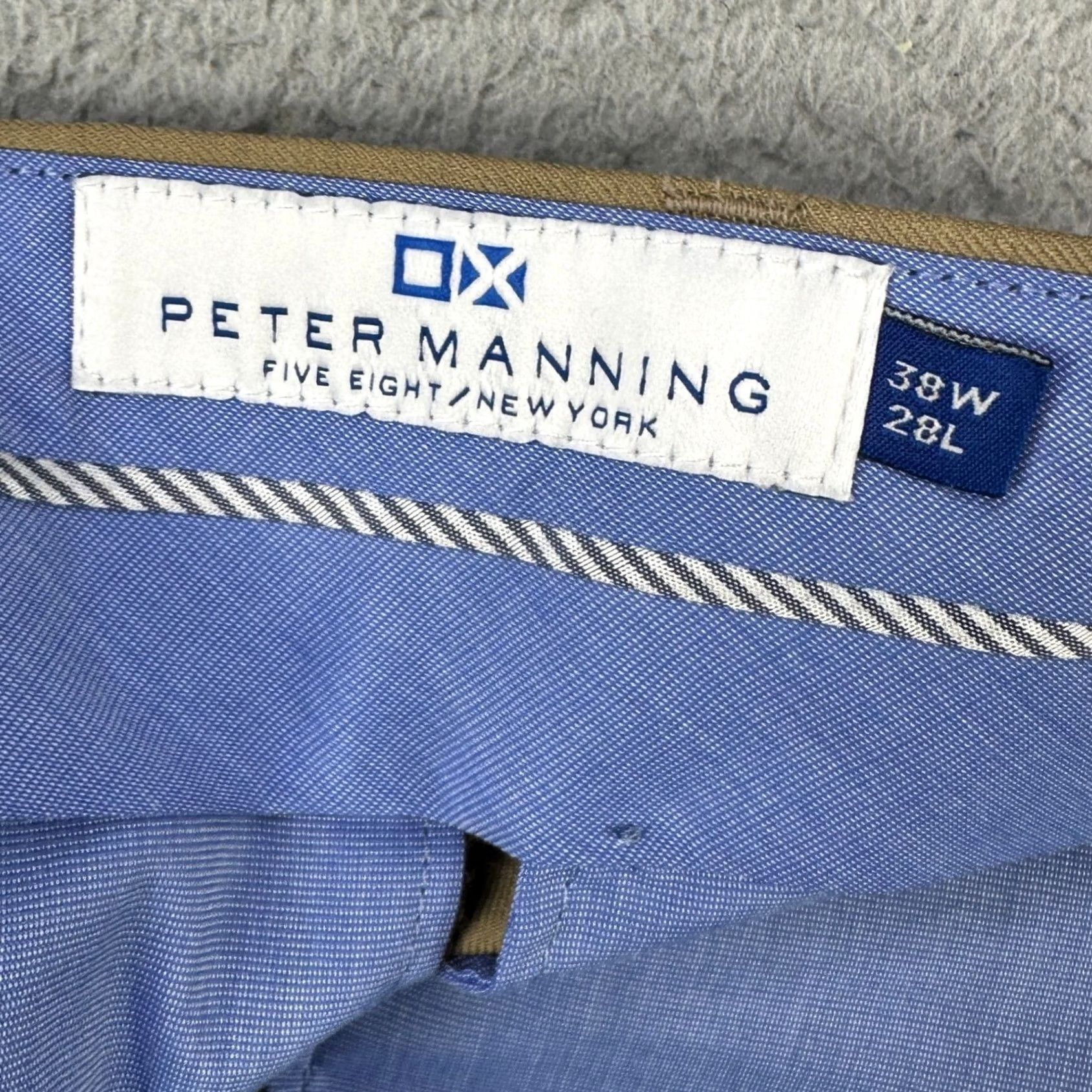 Vintage Peter Manning Wool Dress Pants Mens 38x28 Flat Front Straight Brown 100% Wool Casual Trousers Comfort Pockets Vintage? No Size US 38 / EU 54 - 4 Thumbnail