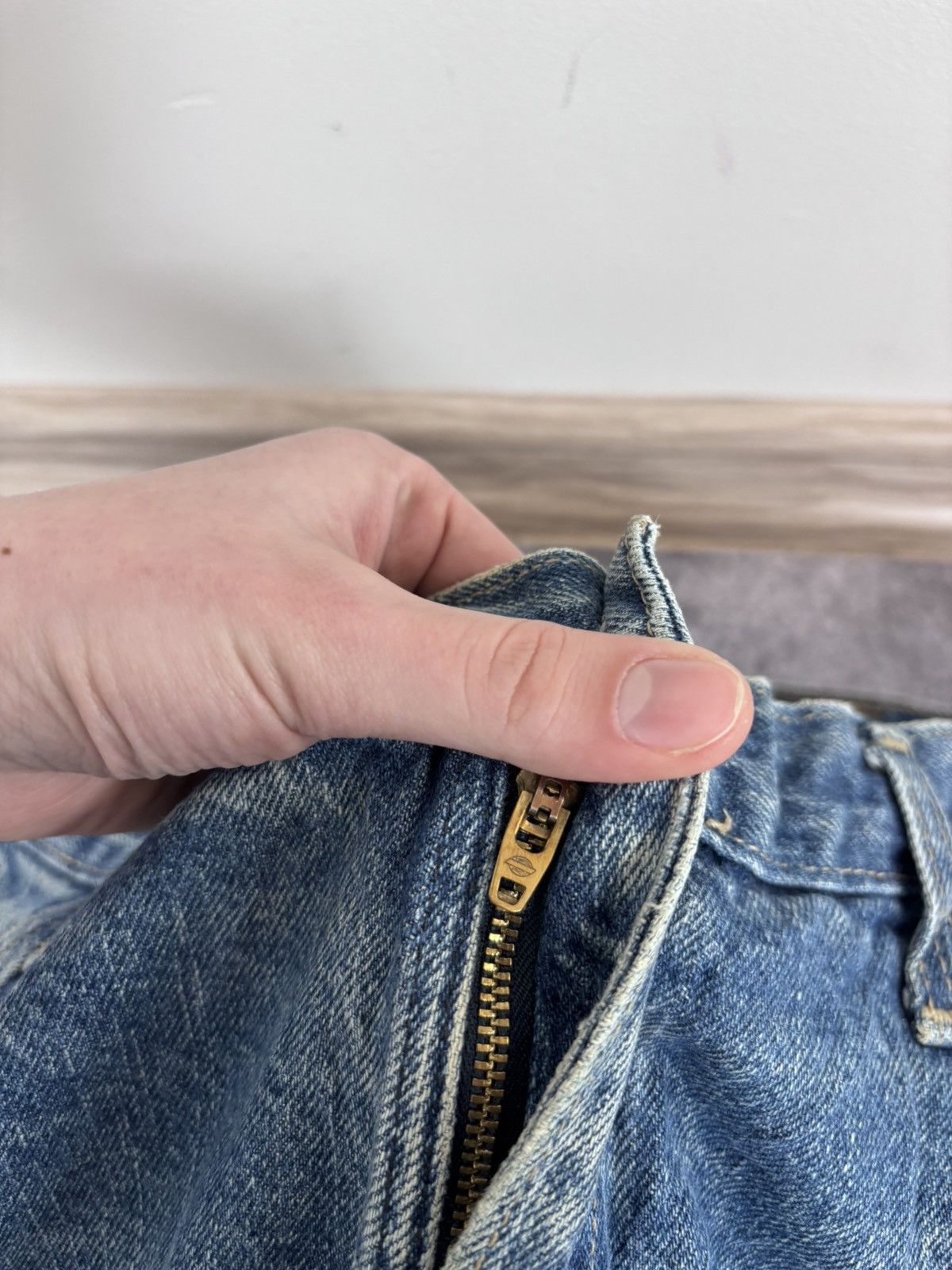 Dickies Vintage Dickies Faded Blue Distressed Denim Jeans Size US 36 / EU 52 - 21 Thumbnail