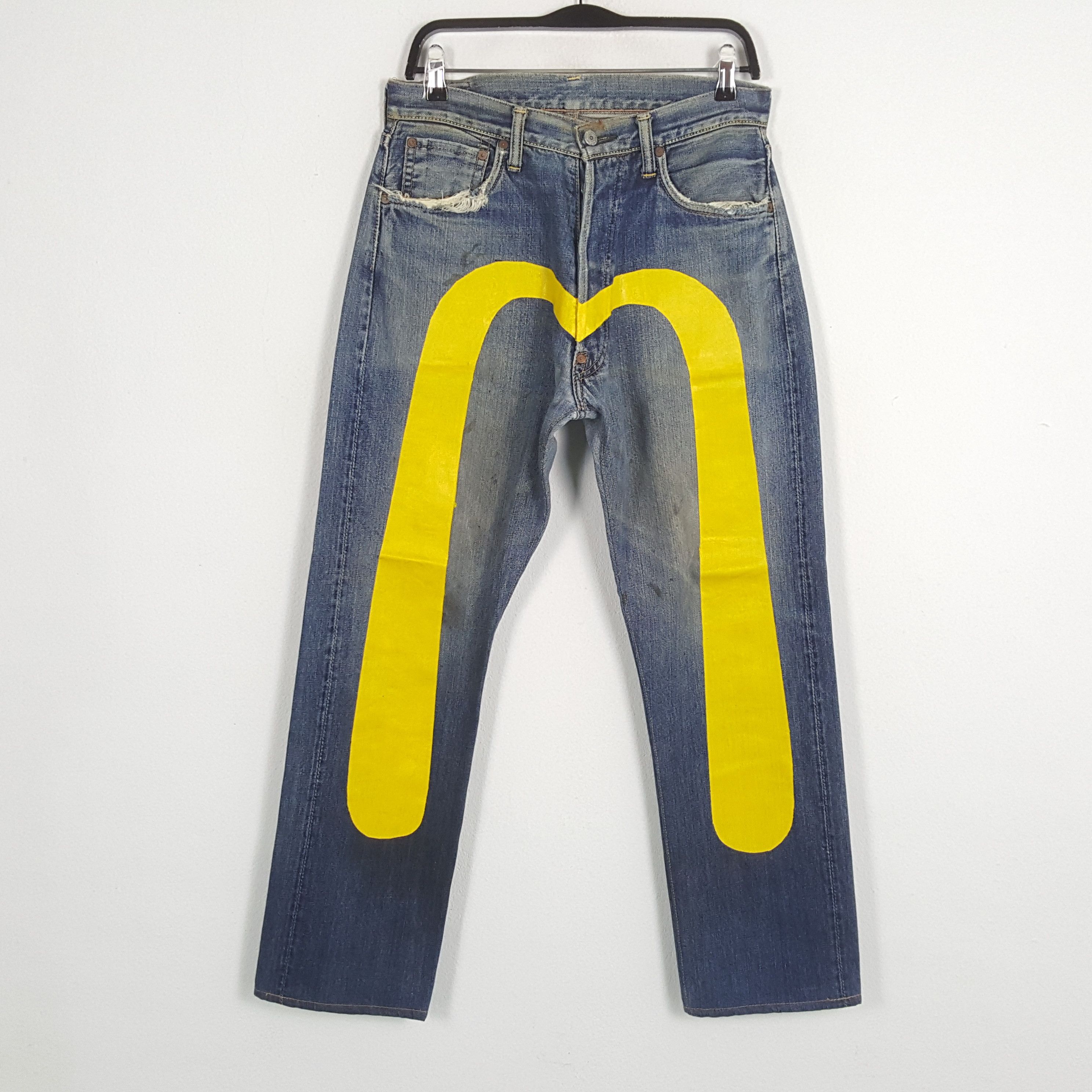 Evisu EVISU Japanese Brand Streetwear Custom Daicock Jeans Size US 30 / EU 46 - 1 Thumbnail