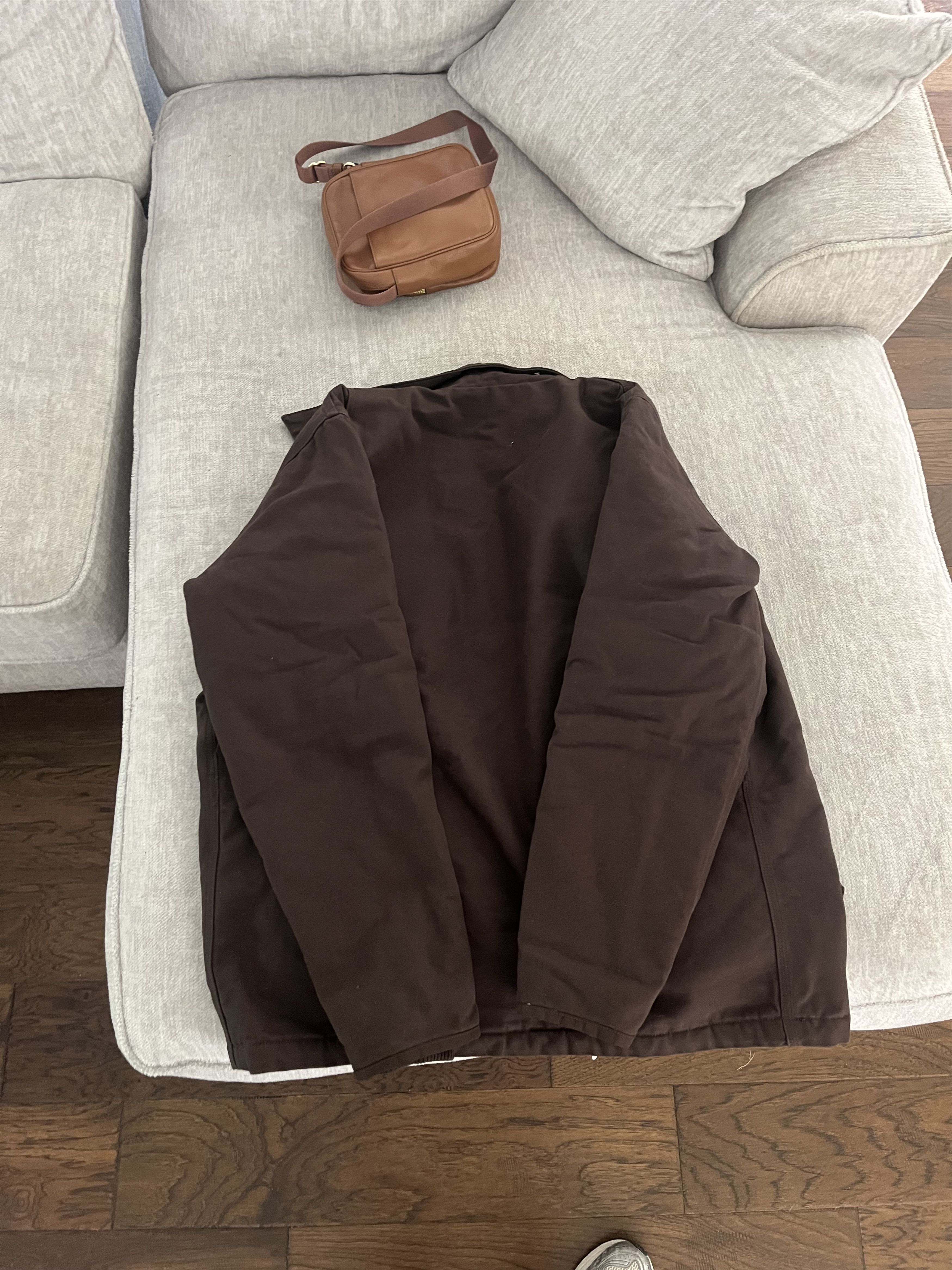 Carhartt Carhartt Brown Heavy Coat Vintage Size US M / EU 48-50 / 2 - 2 Thumbnail
