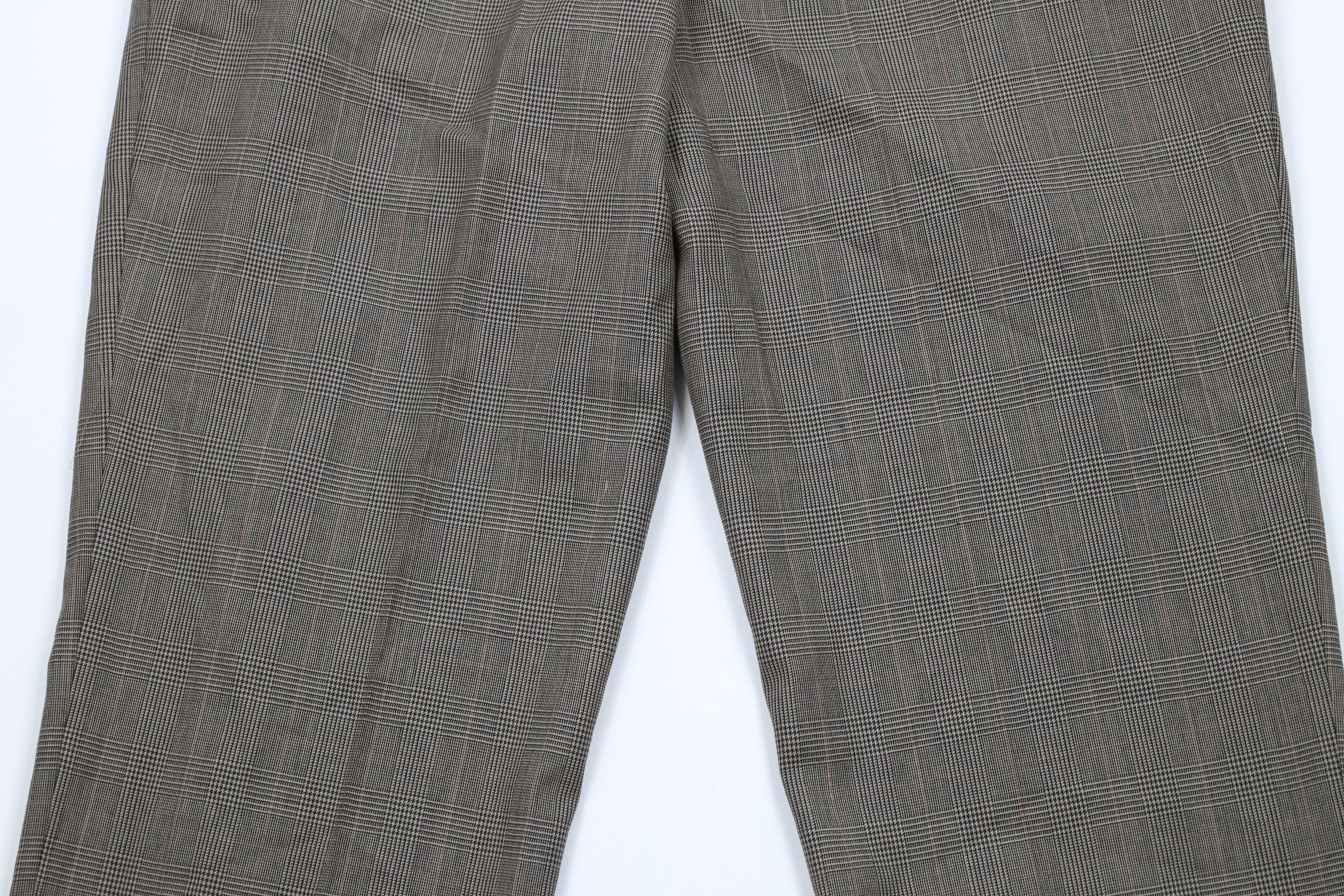 Lands' End × Vintage Vintage 90s Lands End Wide Leg Houndstooth Plaid Chino Pants Size US 40 / EU 56 - 11 Thumbnail