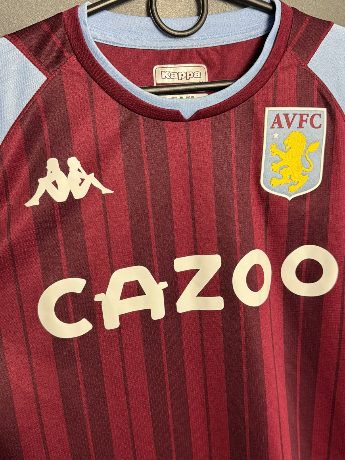 Kappa Aston Villa 21/22 Home Football Jersey Size US M / EU 48-50 / 2 - 3 Thumbnail
