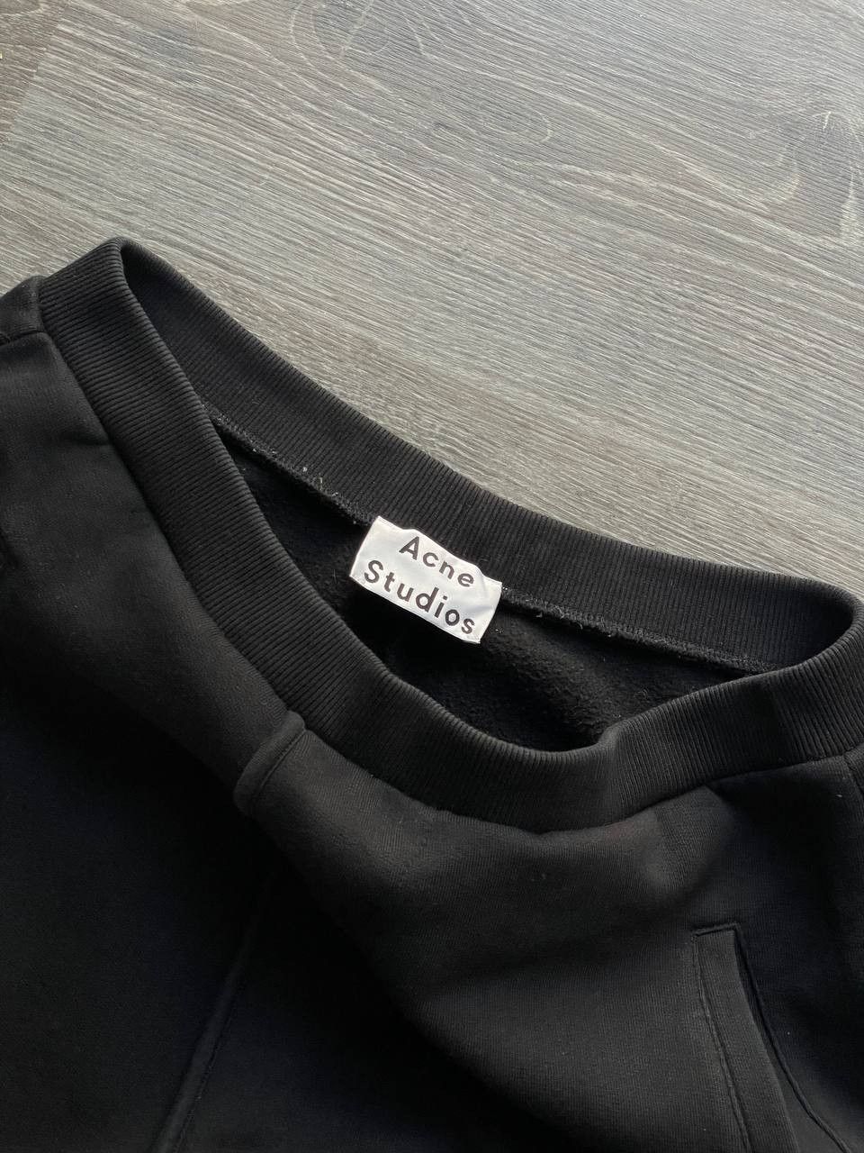 Acne Studios 2014 Avant Garde Weld Fleece Black Sweatpants