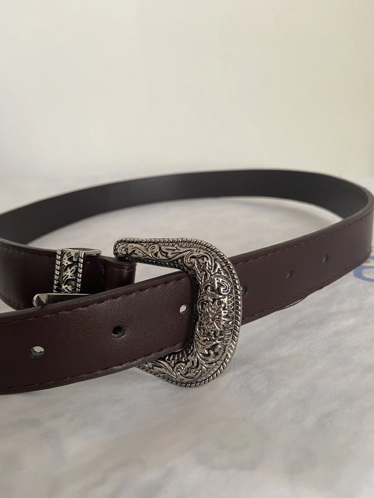 Leather Retro Pin Buckle PU Leather Belt Size ONE SIZE - 2 Thumbnail