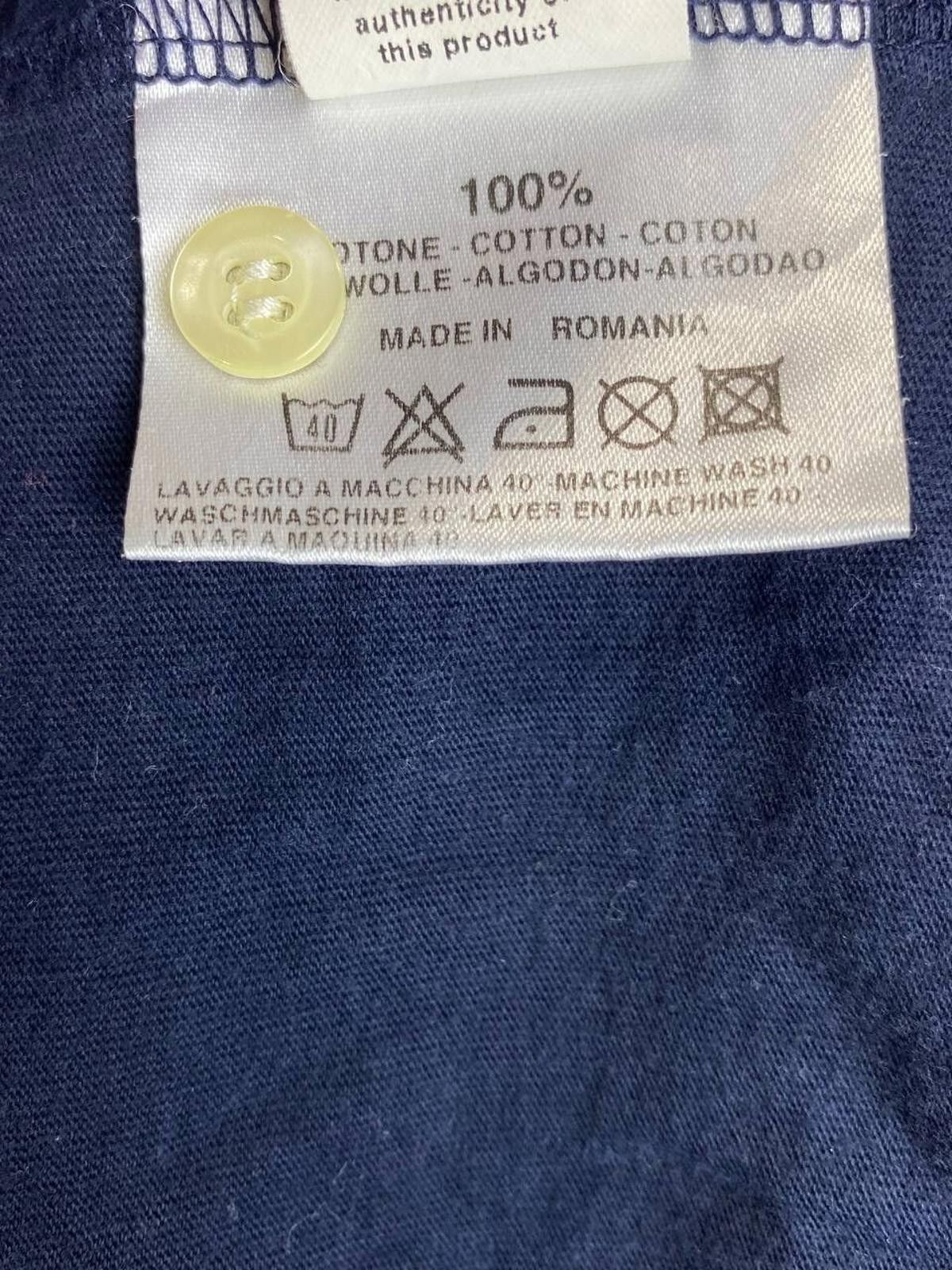 La Martina La Martina Blue Cotton Collared Popover Polo Shirt Size XL Size US XL / EU 56 / 4 - 12 Thumbnail