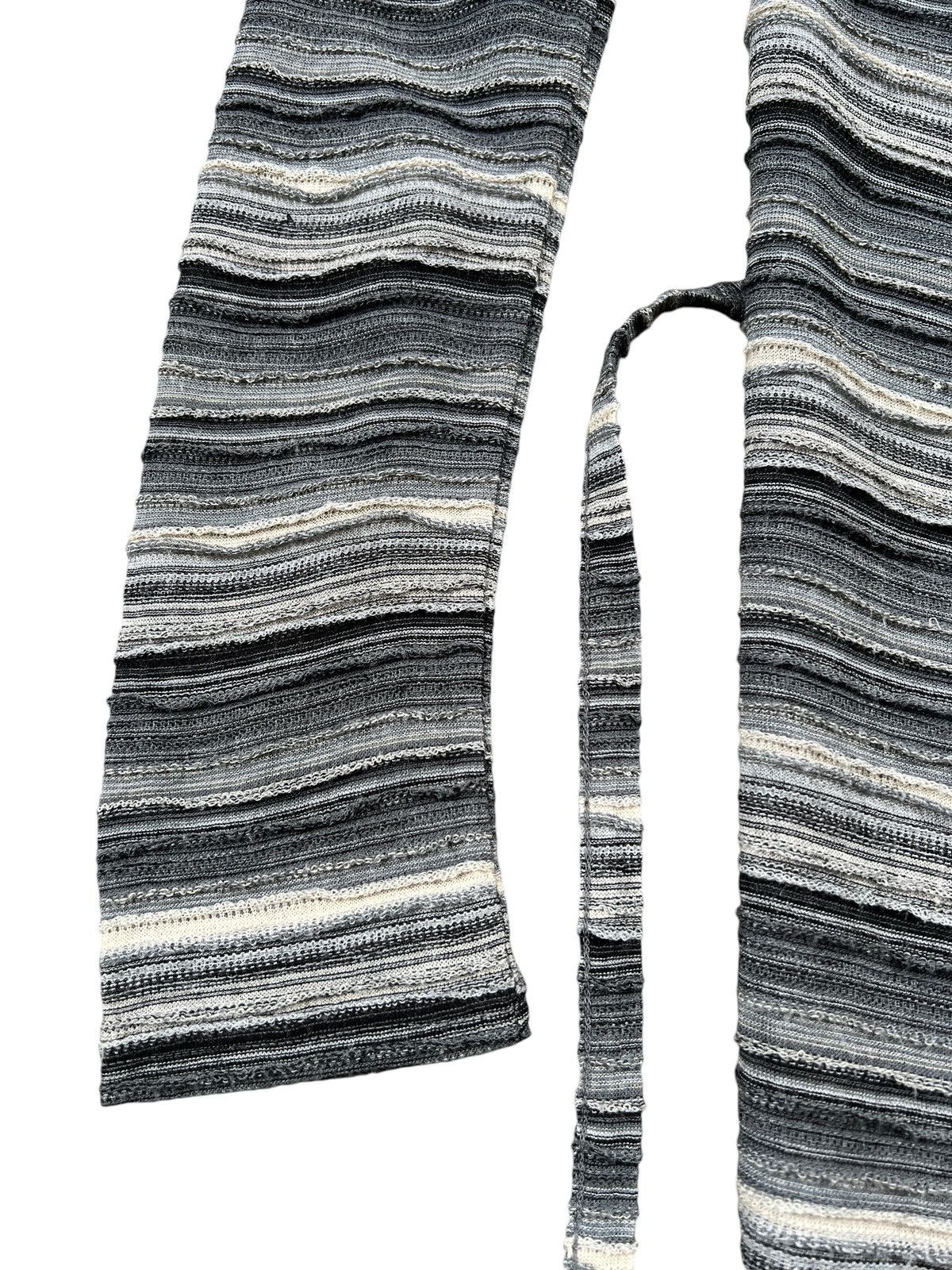 Tornado Mart Tornado Mart Layered Fabric Open Front Long Cardigan Size US S / EU 44-46 / 1 - 10 Thumbnail