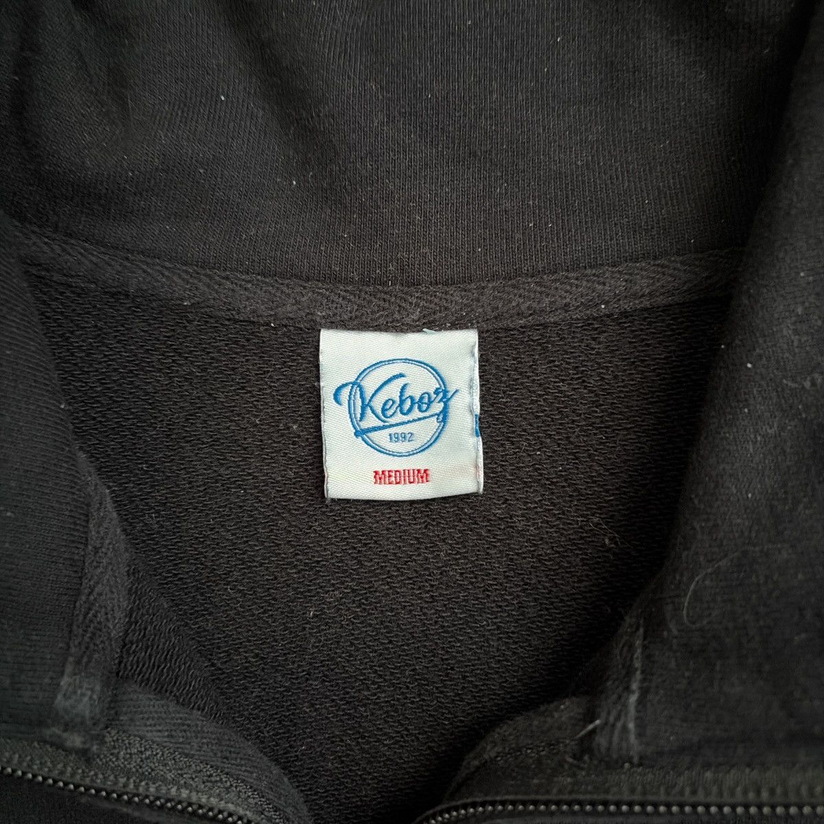 Other Keboz Half Zip Sweatshirt Black Blue Stripe – Size M Size US M / EU 48-50 / 2 - 4 Thumbnail