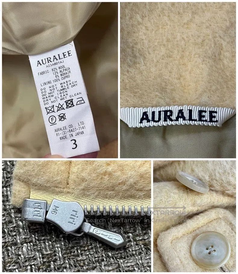Auralee Auralee alpaca zipper coat. Size US L / EU 52-54 / 3 - 7 Thumbnail