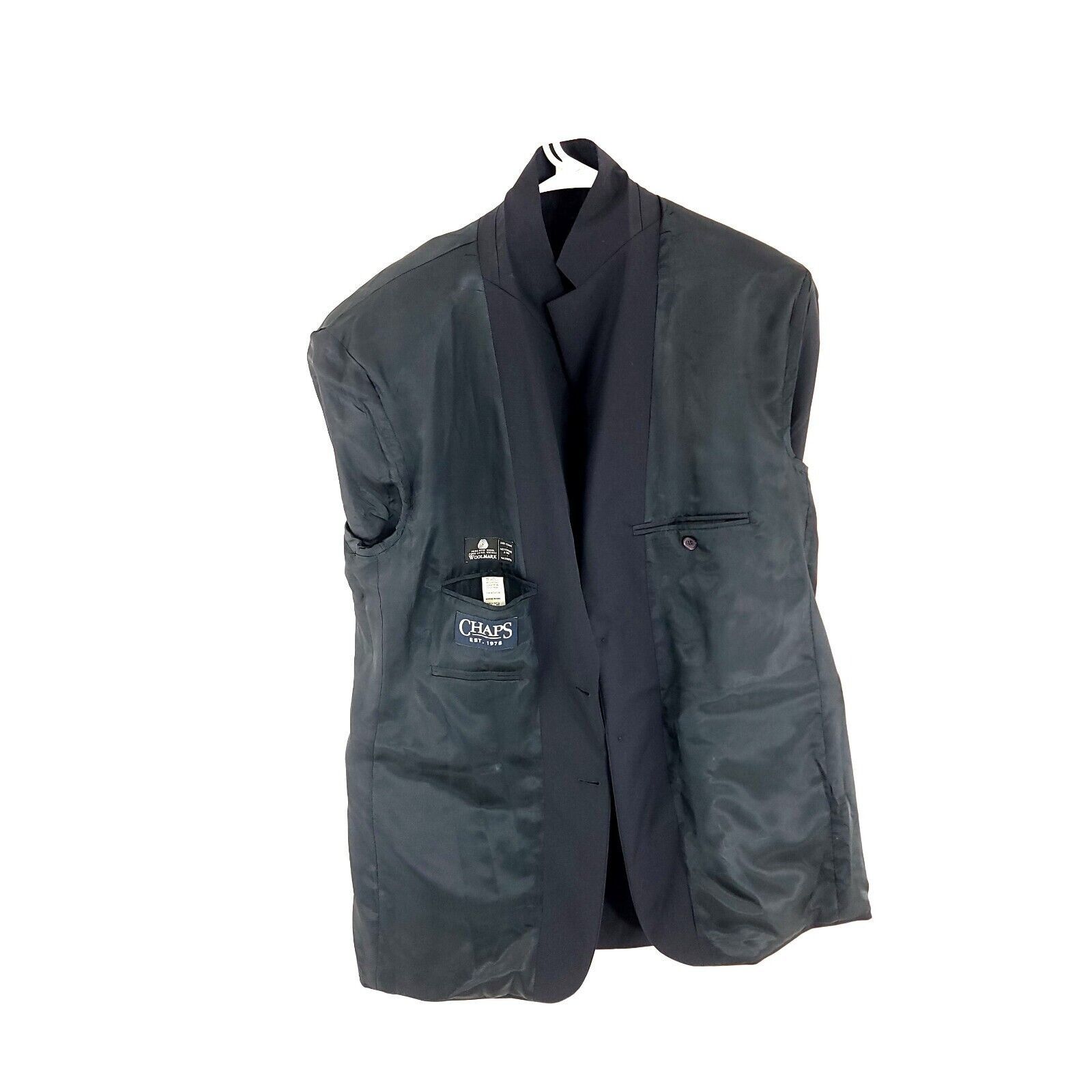 Chaps Chaps Wool 2 Gold Button Blazer 44L Blue Size 44L - 8 Thumbnail