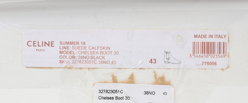 Celine o1rshd11223 Jacno 30 Suede Boots in Black Size US 10 / EU 43 - 9 Thumbnail