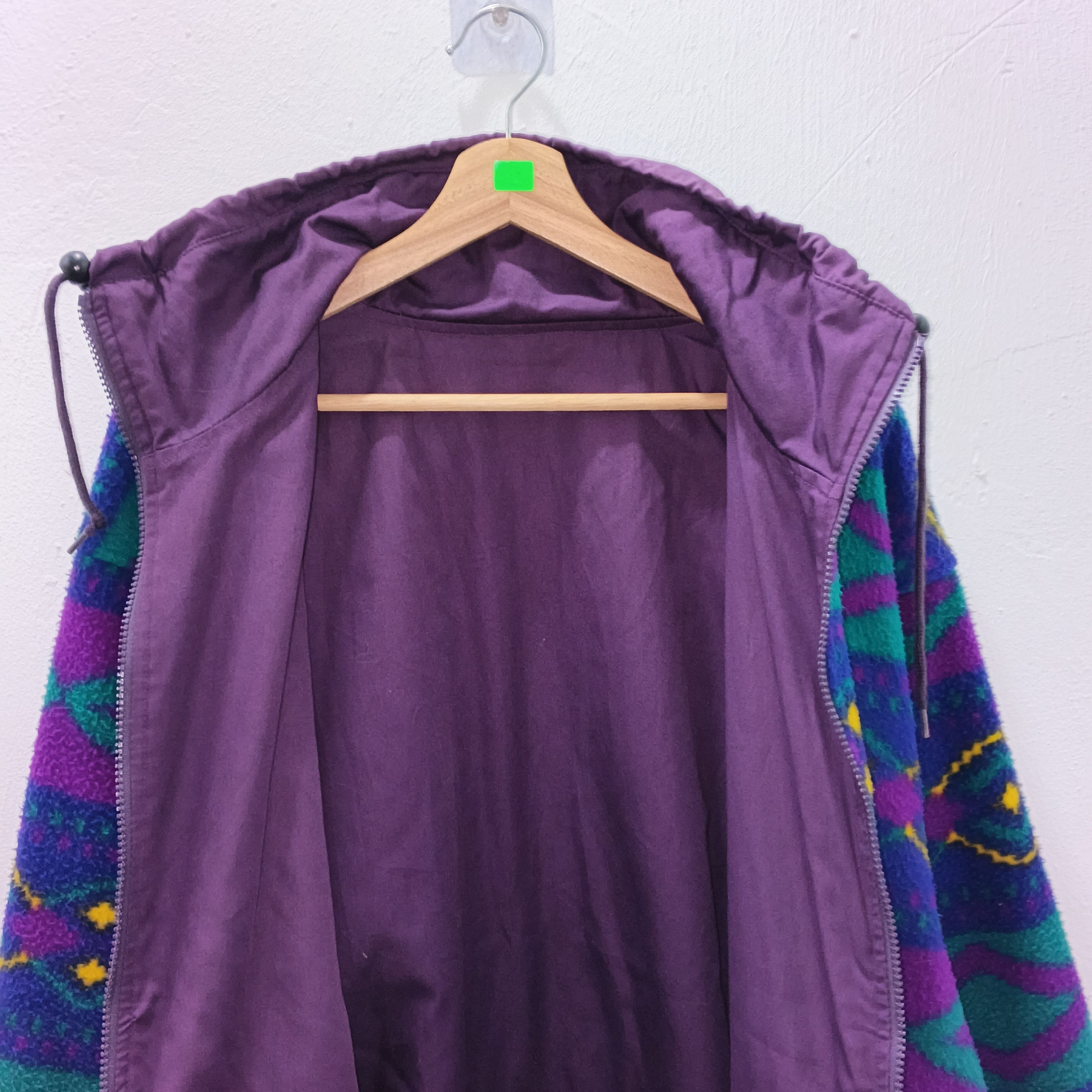 Japanese Brand Vintage 90's Riversible Woolrich Fleece Winter Zip-Up Size US XL / EU 56 / 4 - 3 Thumbnail